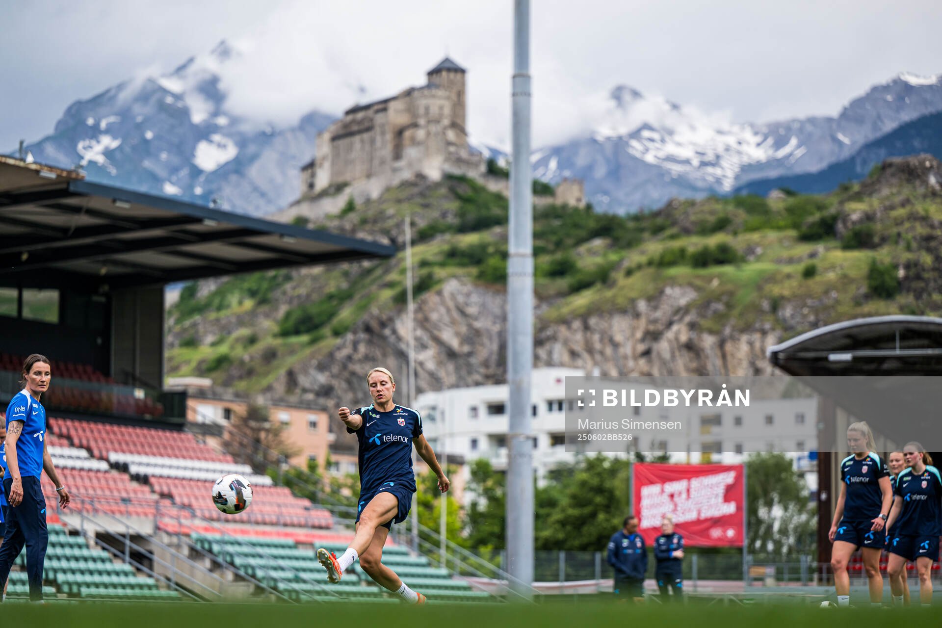 Lisa Fjeldstad Naalsund of the Norwegian women's national