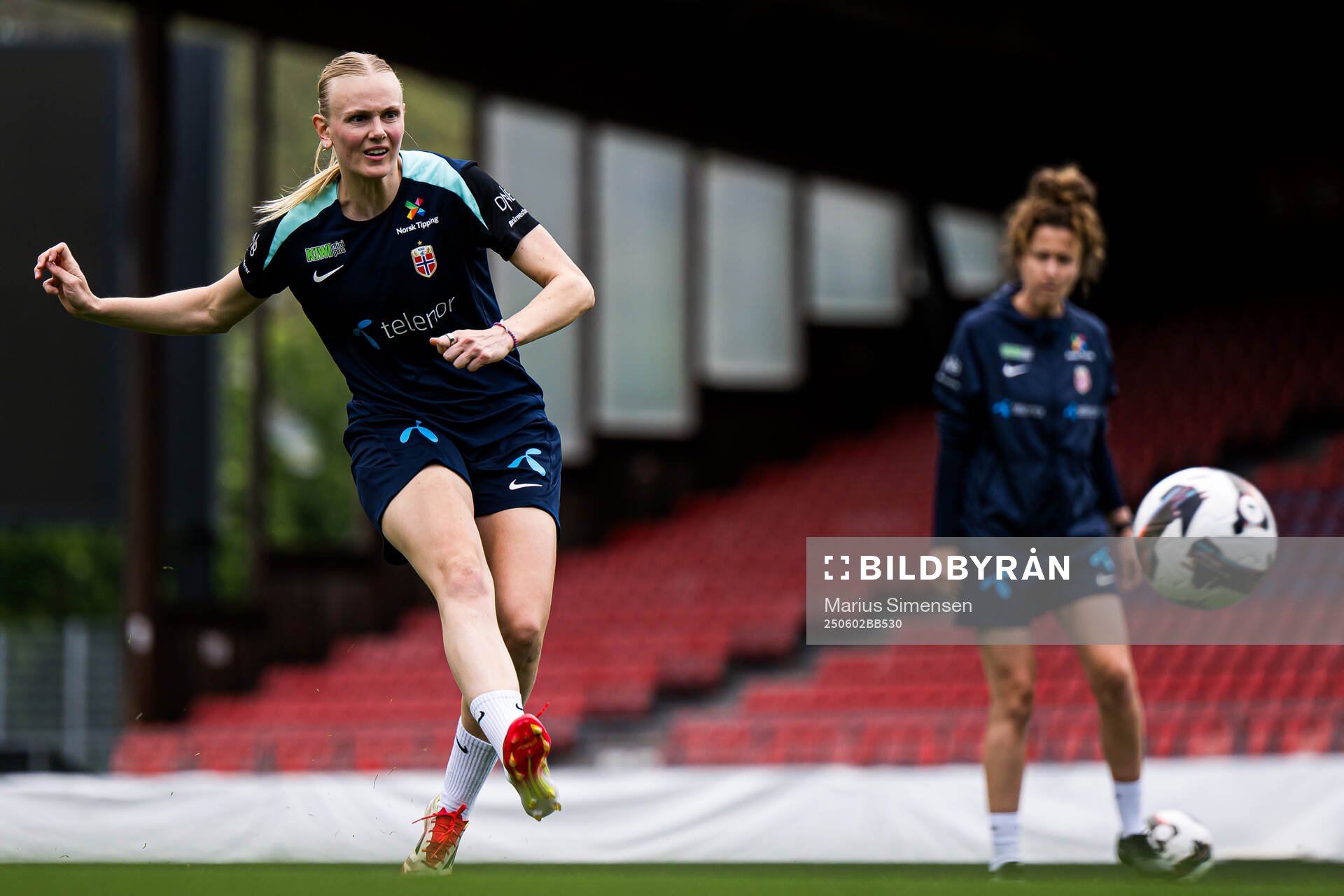 Karina Sævik of the Norwegian women's national football