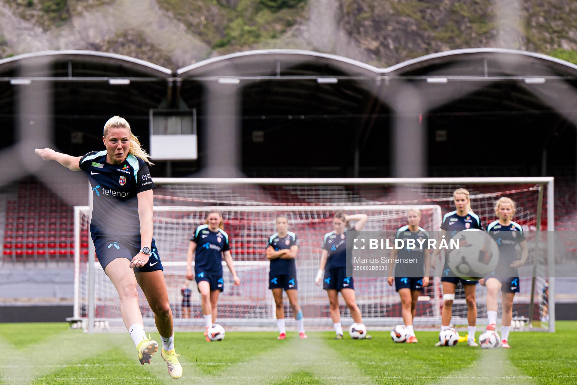Sophie Román Haug of the Norwegian women's national