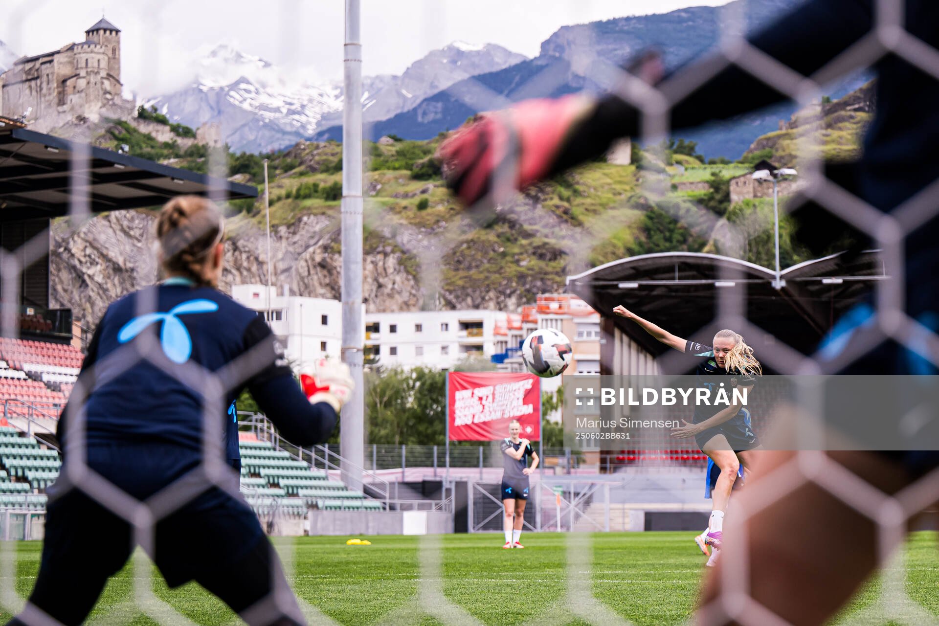 Synne Sofie Kinden Jensen of the Norwegian women's national