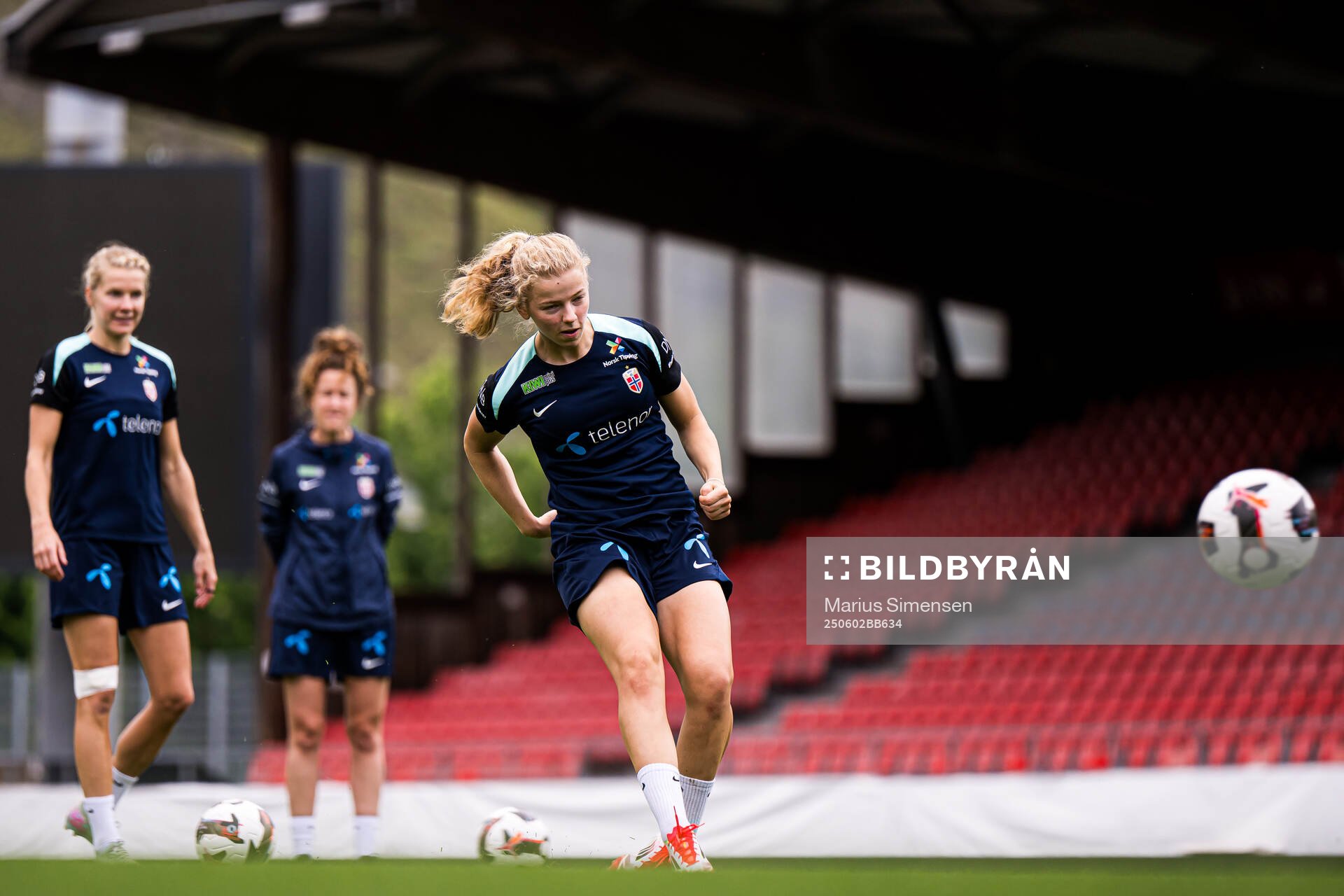 Justine Kvaleng Kielland of the Norwegian women's national