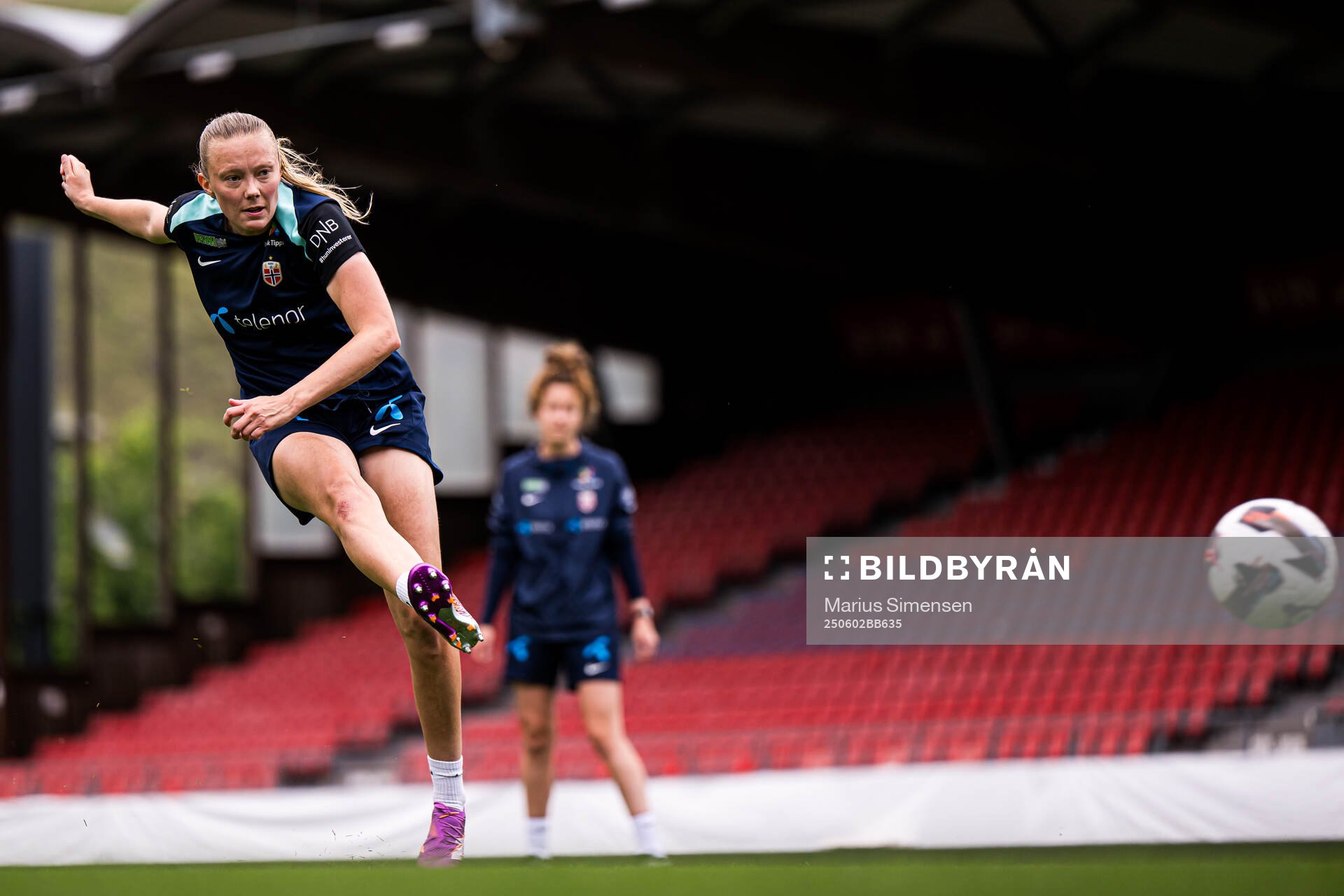 Synne Sofie Kinden Jensen of the Norwegian women's national