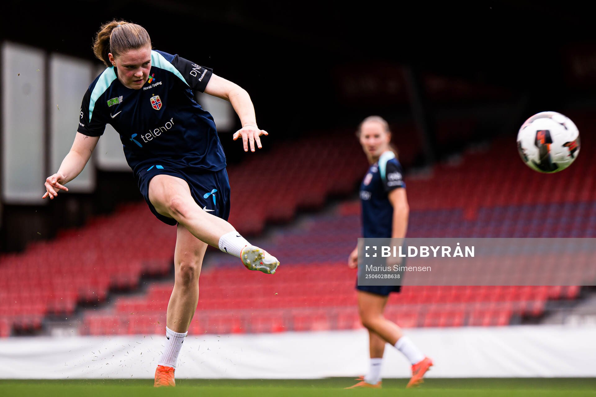 Signe Gaupset of the Norwegian women's national football