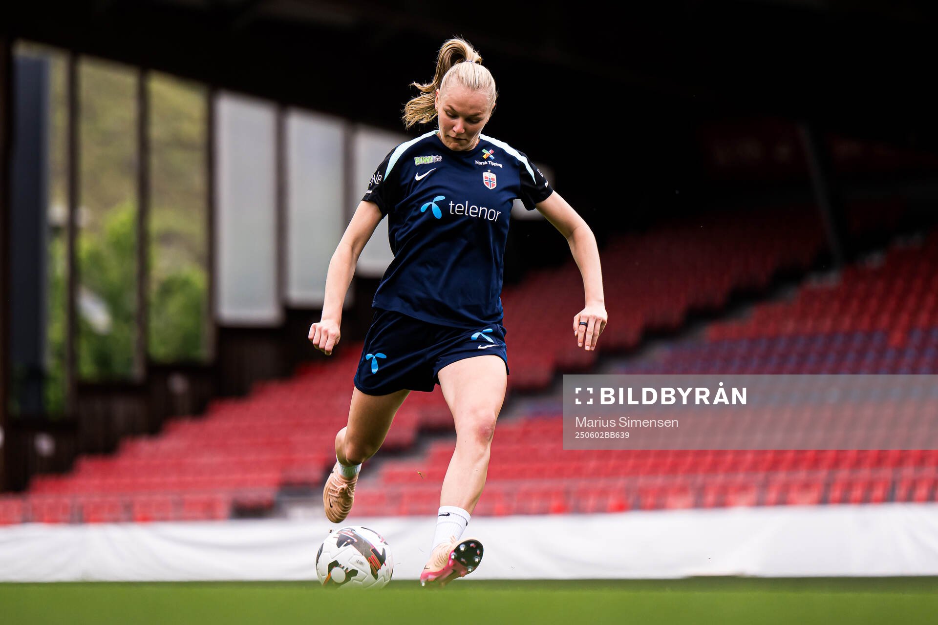 Frida Leonhardsen Maanum of the Norwegian women's national