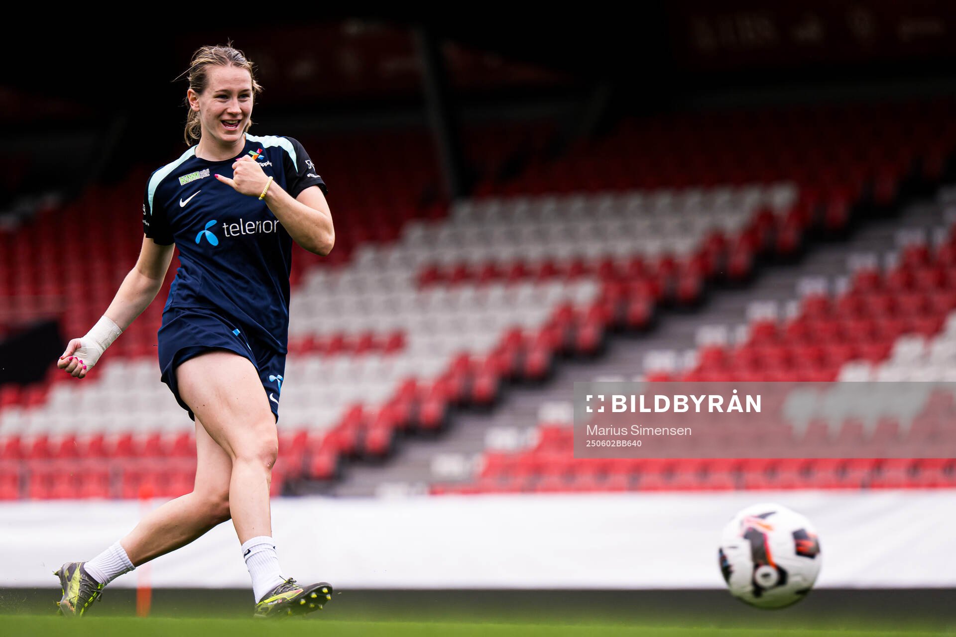 Elisabeth Terland of the Norwegian women's national