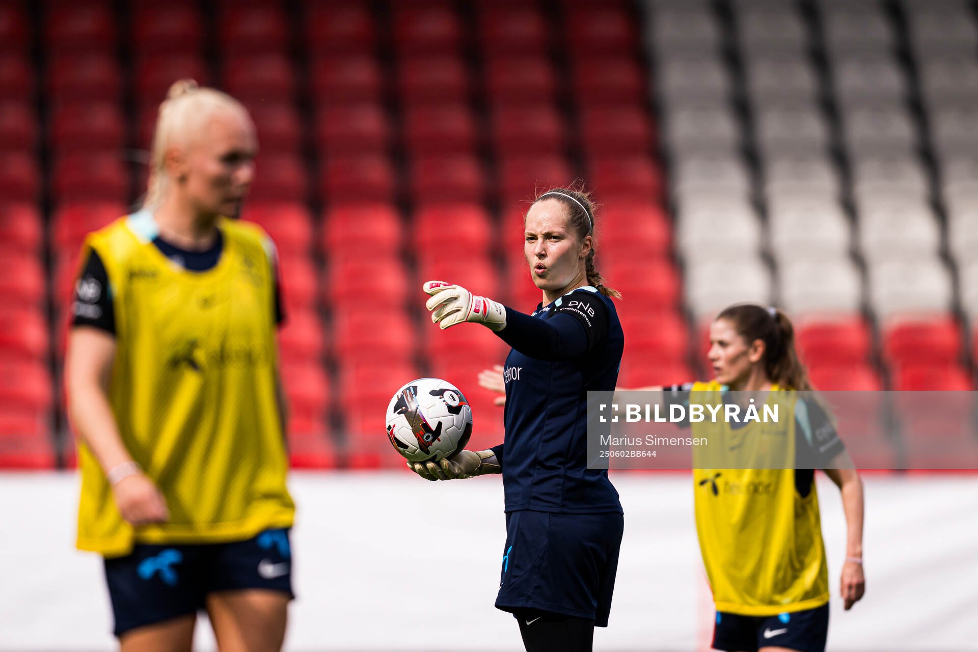 Aurora Mikalsen of the Norwegian women's national football