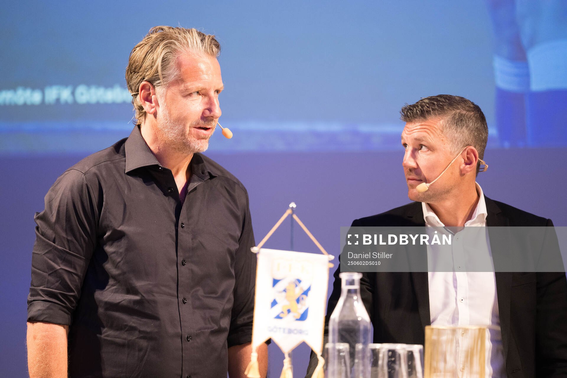 Fotbollschef Jesper Jansson och sportchef Hannes Stiller