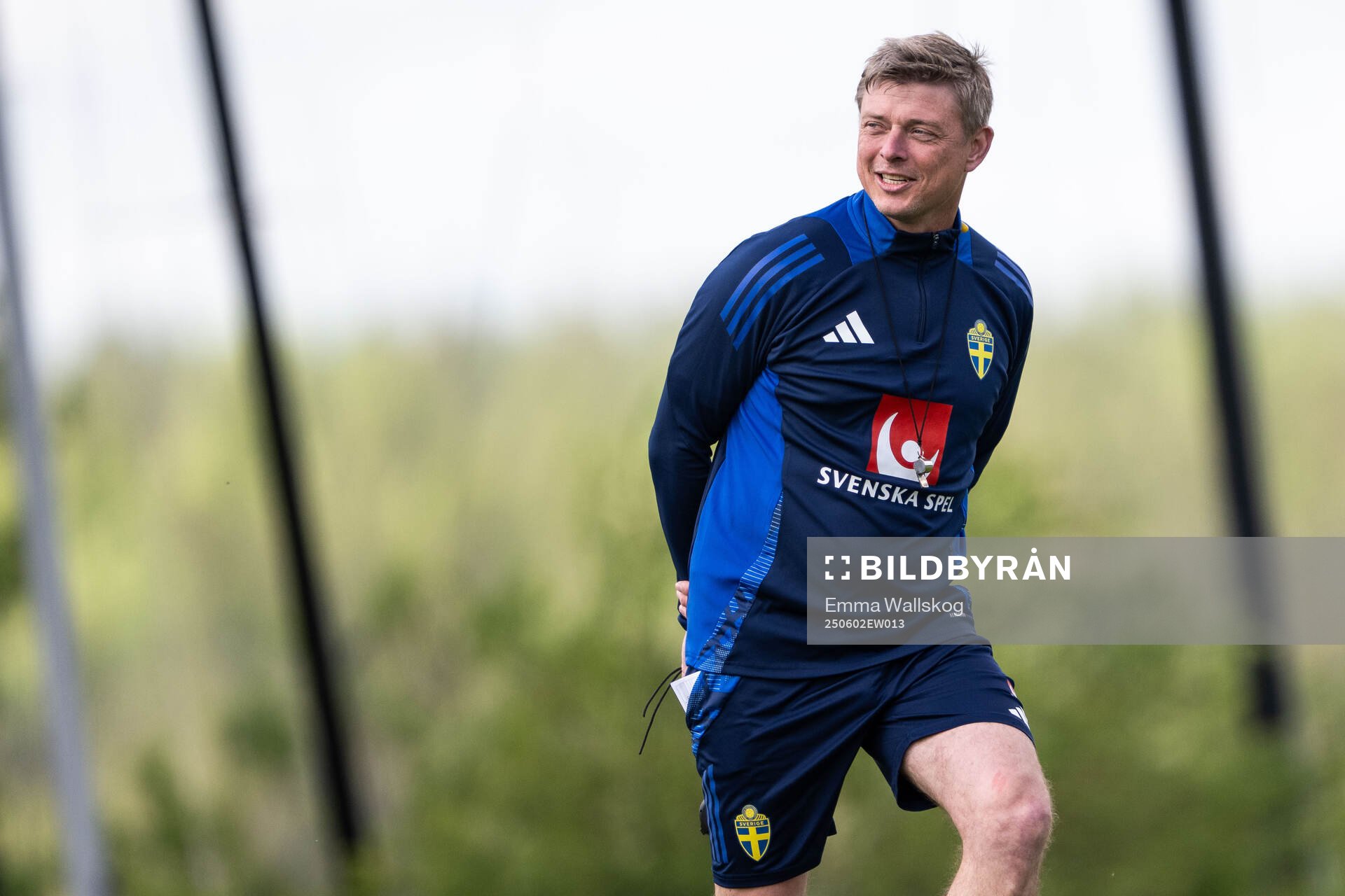 Head coach Jon Dahl Tomasson of the Swedish men's national