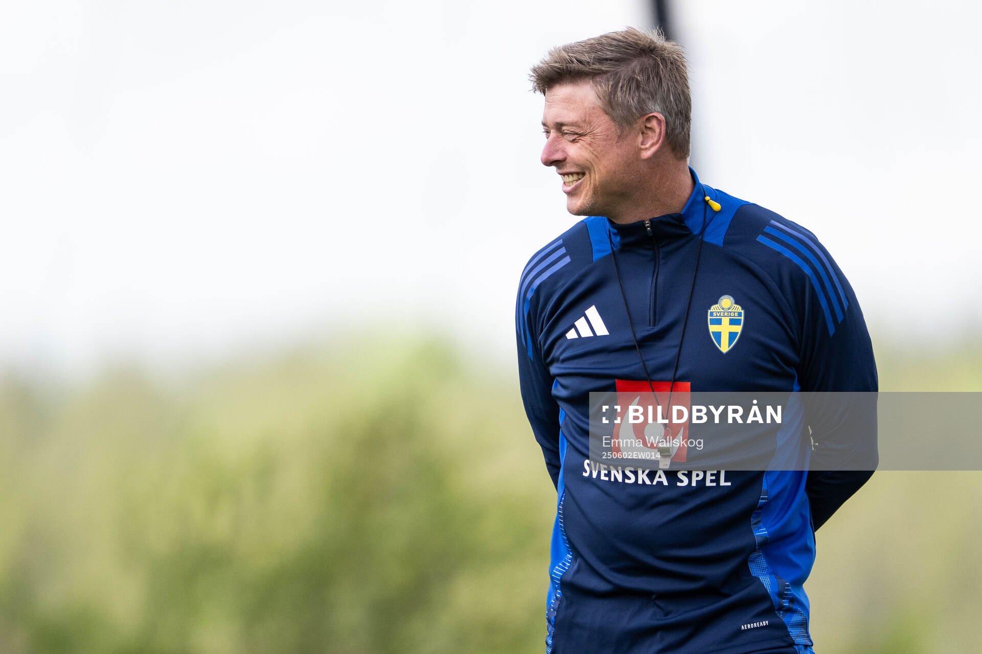 Head coach Jon Dahl Tomasson of the Swedish men's national
