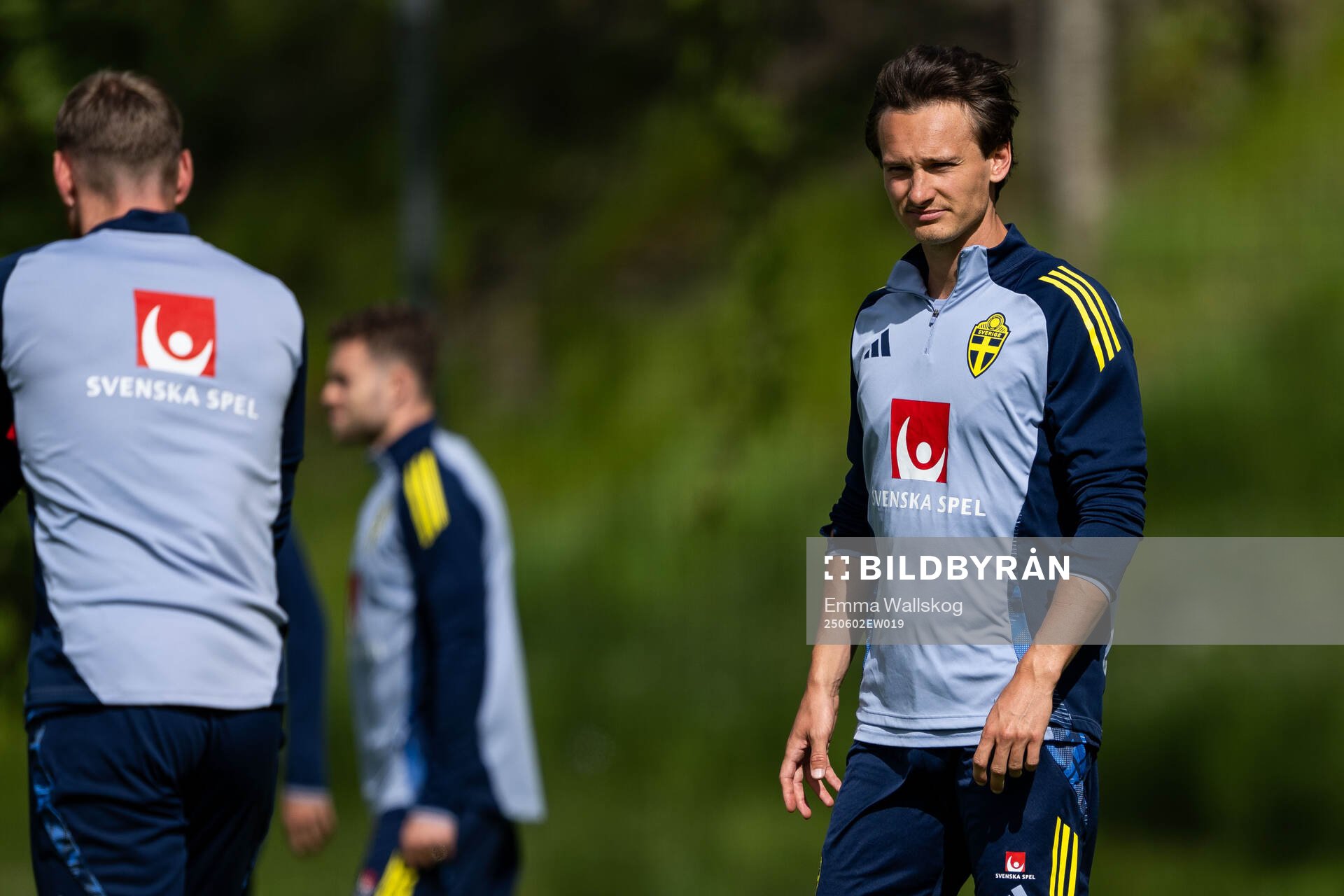 Hjalmar Ekdal of the Swedish men's national football team