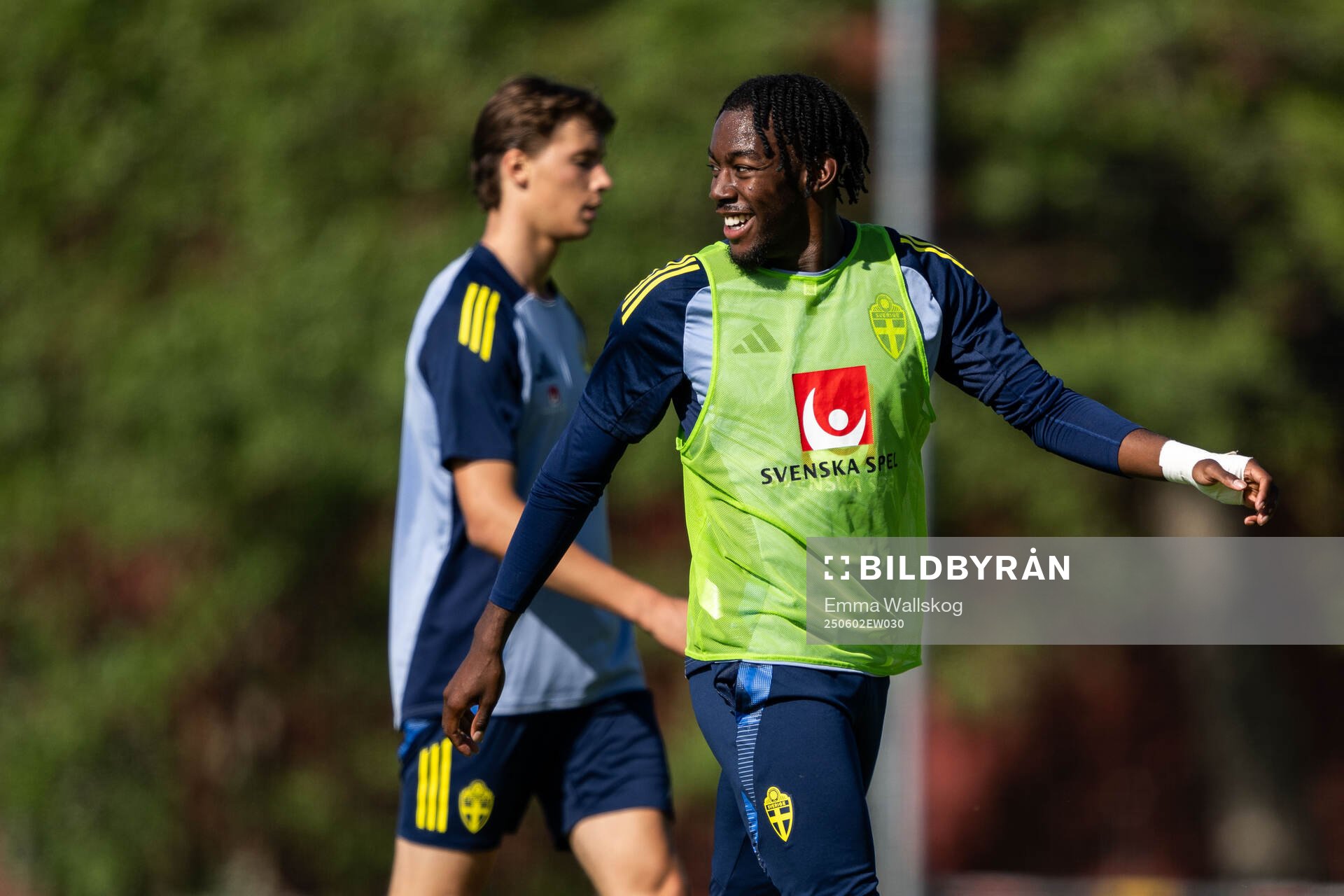 Anthony Elanga of the Swedish men's national football team