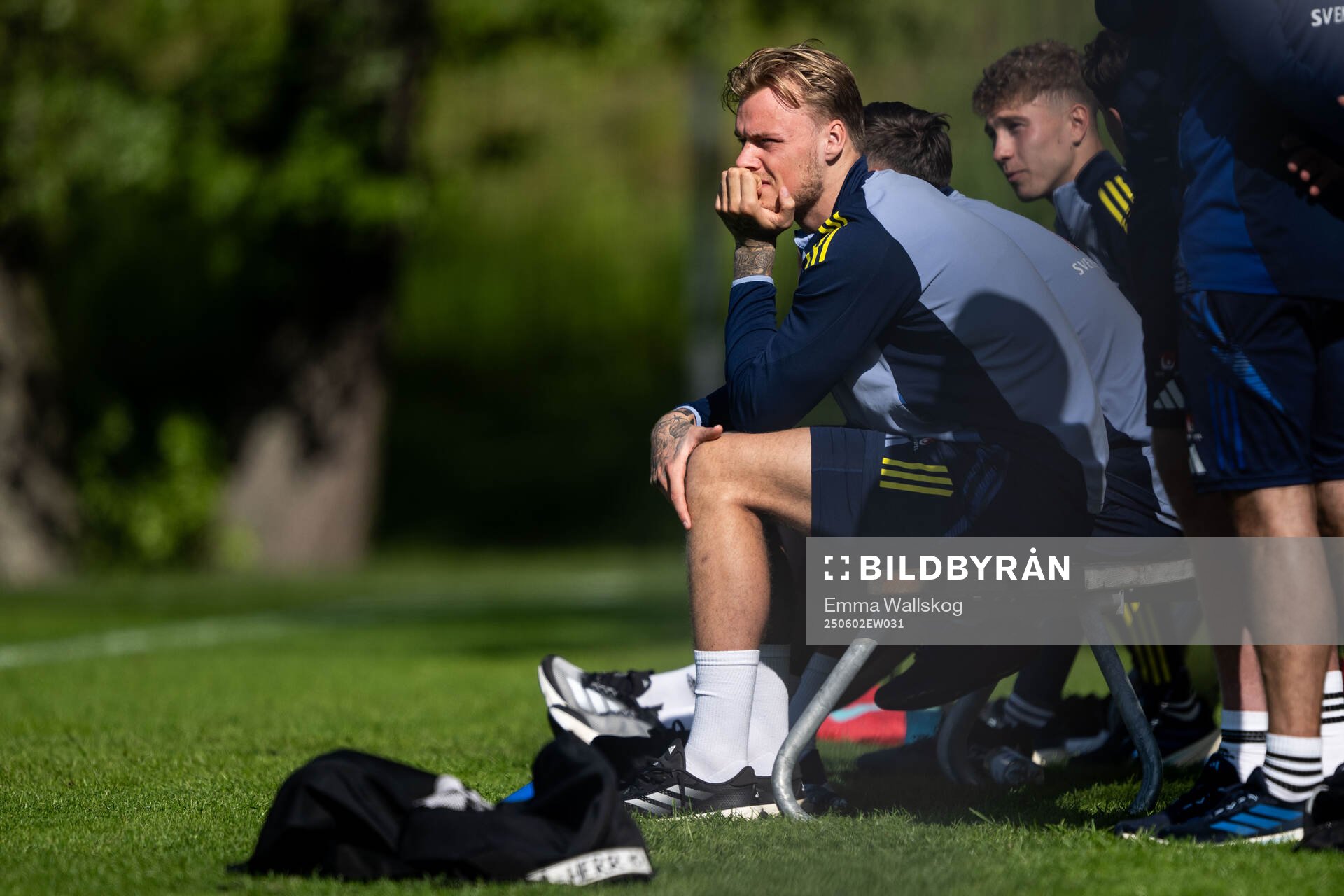 Viktor Eriksson of the Swedish men's national football team