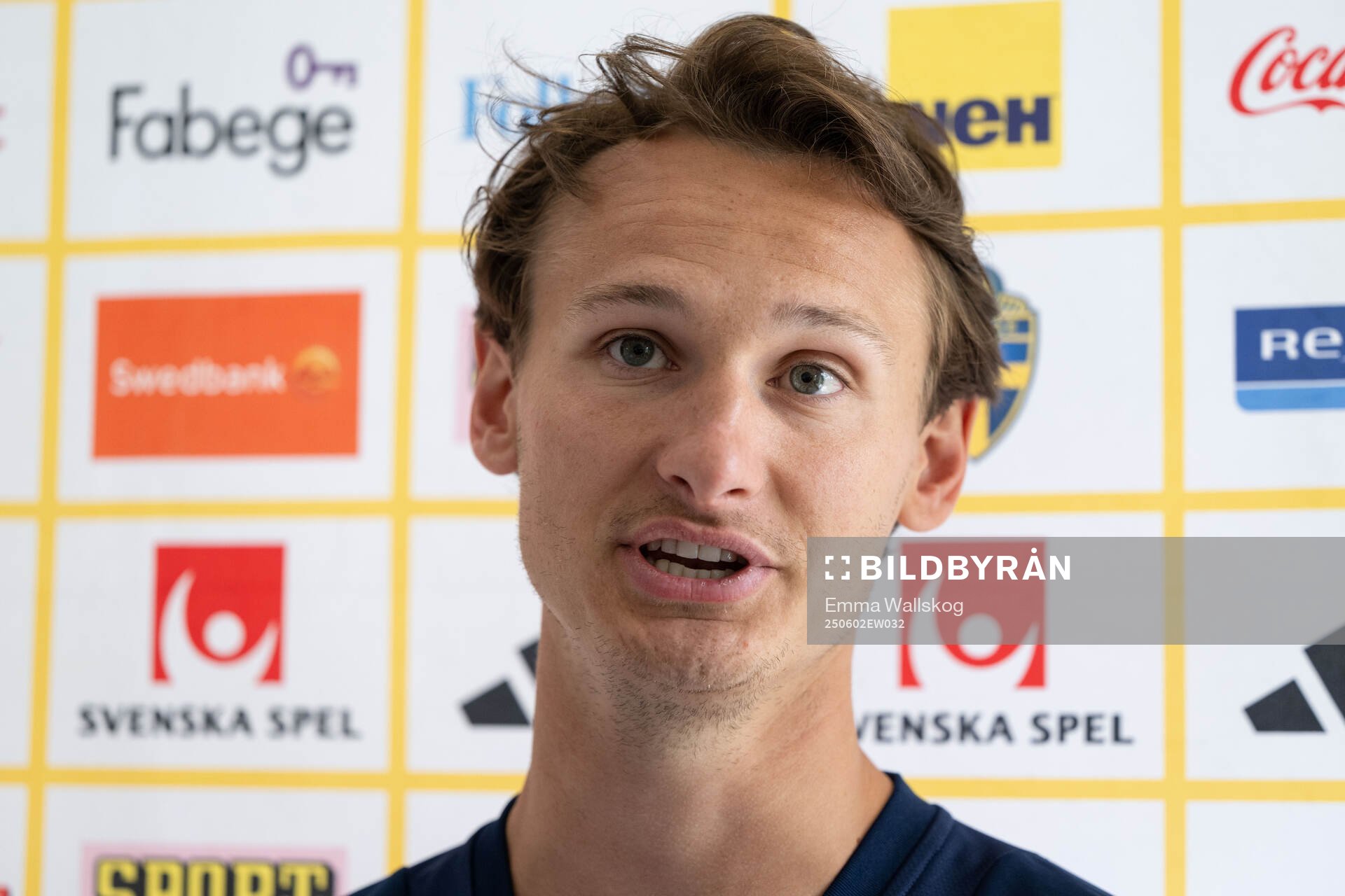 Hjalmar Ekdal of the Swedish men's national football team