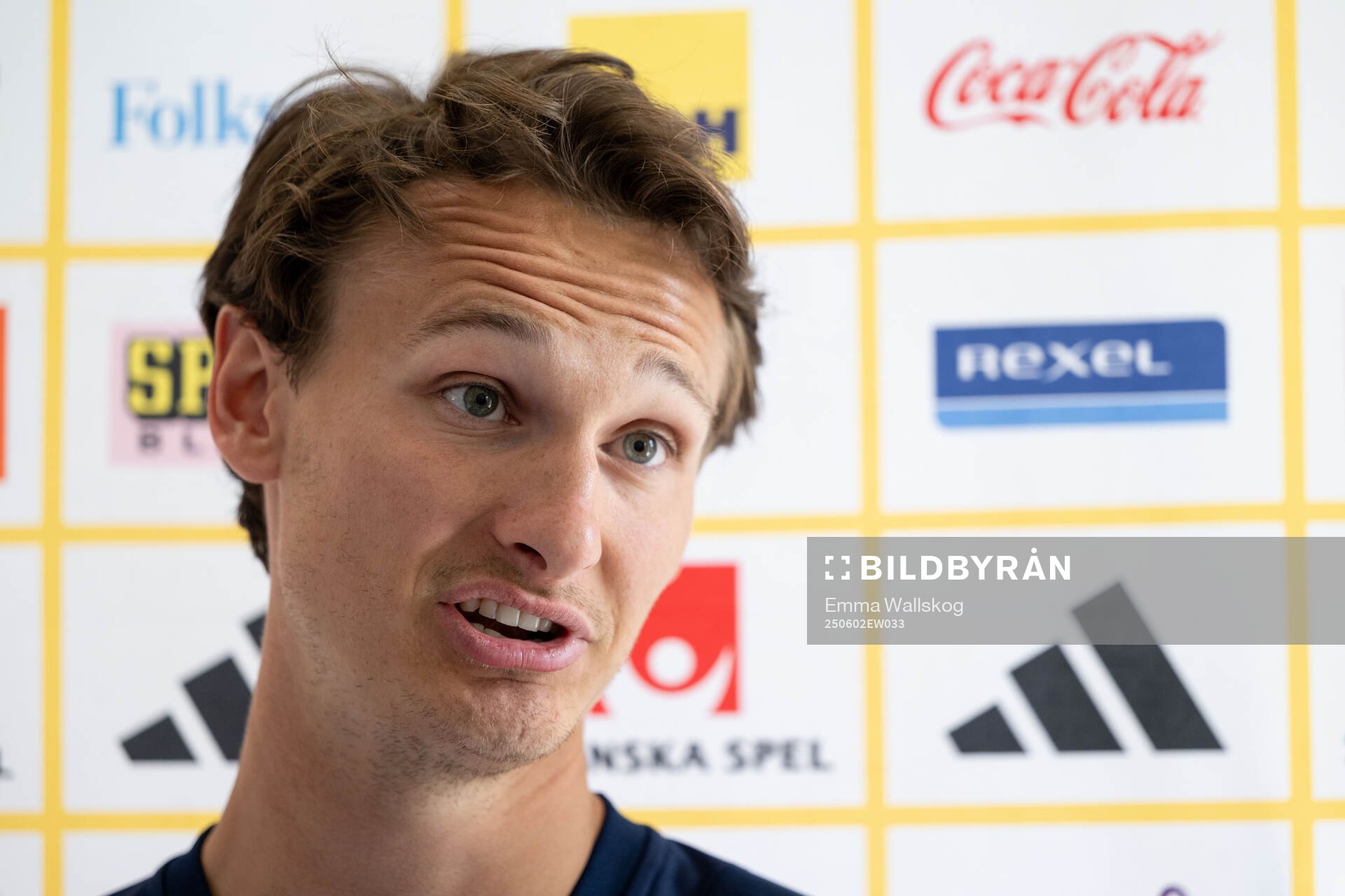 Hjalmar Ekdal of the Swedish men's national football team