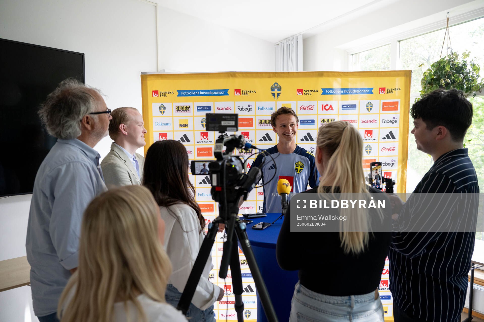 Hjalmar Ekdal of the Swedish men's national football team