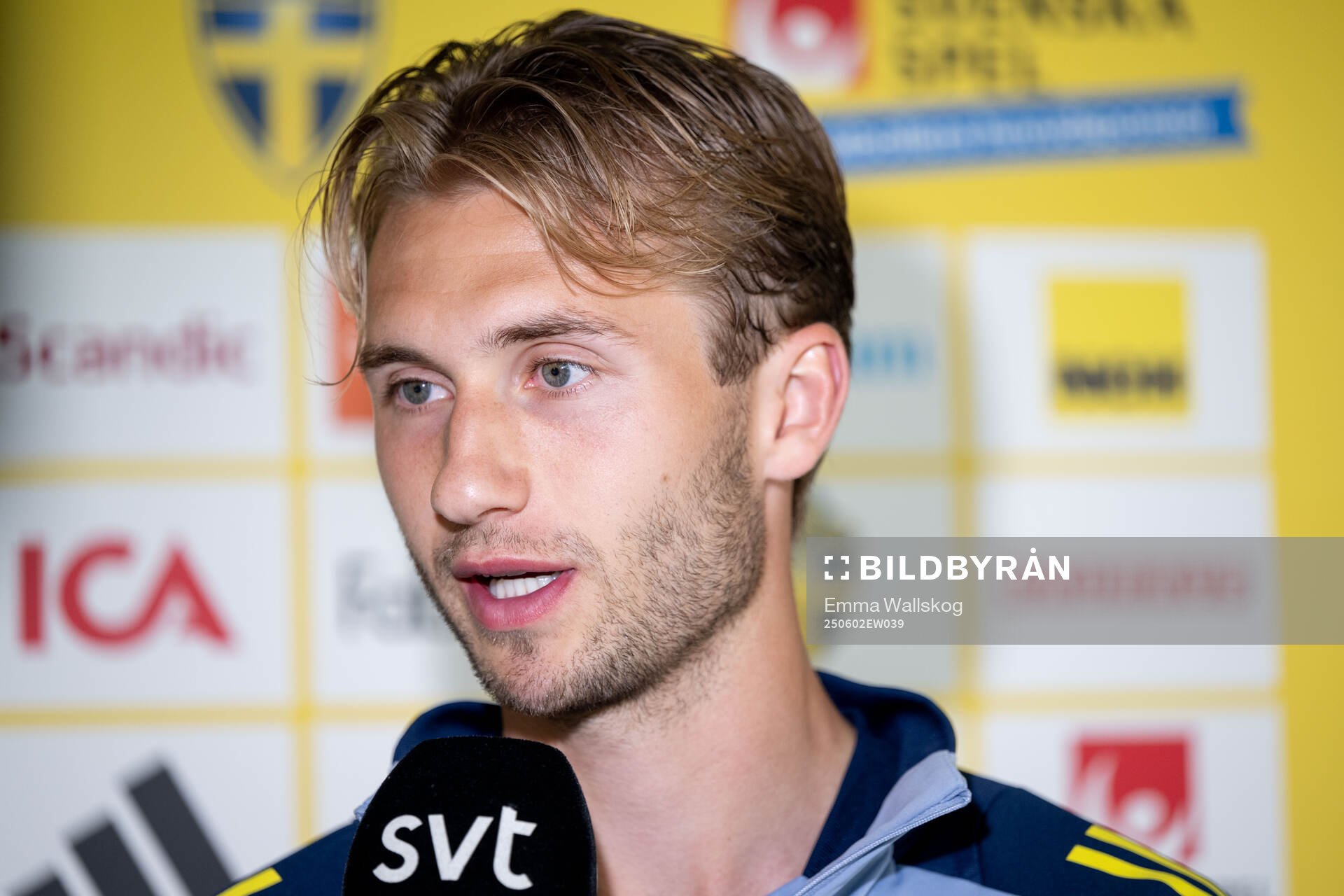 Benjamin Nygren of the Swedish men's national football team
