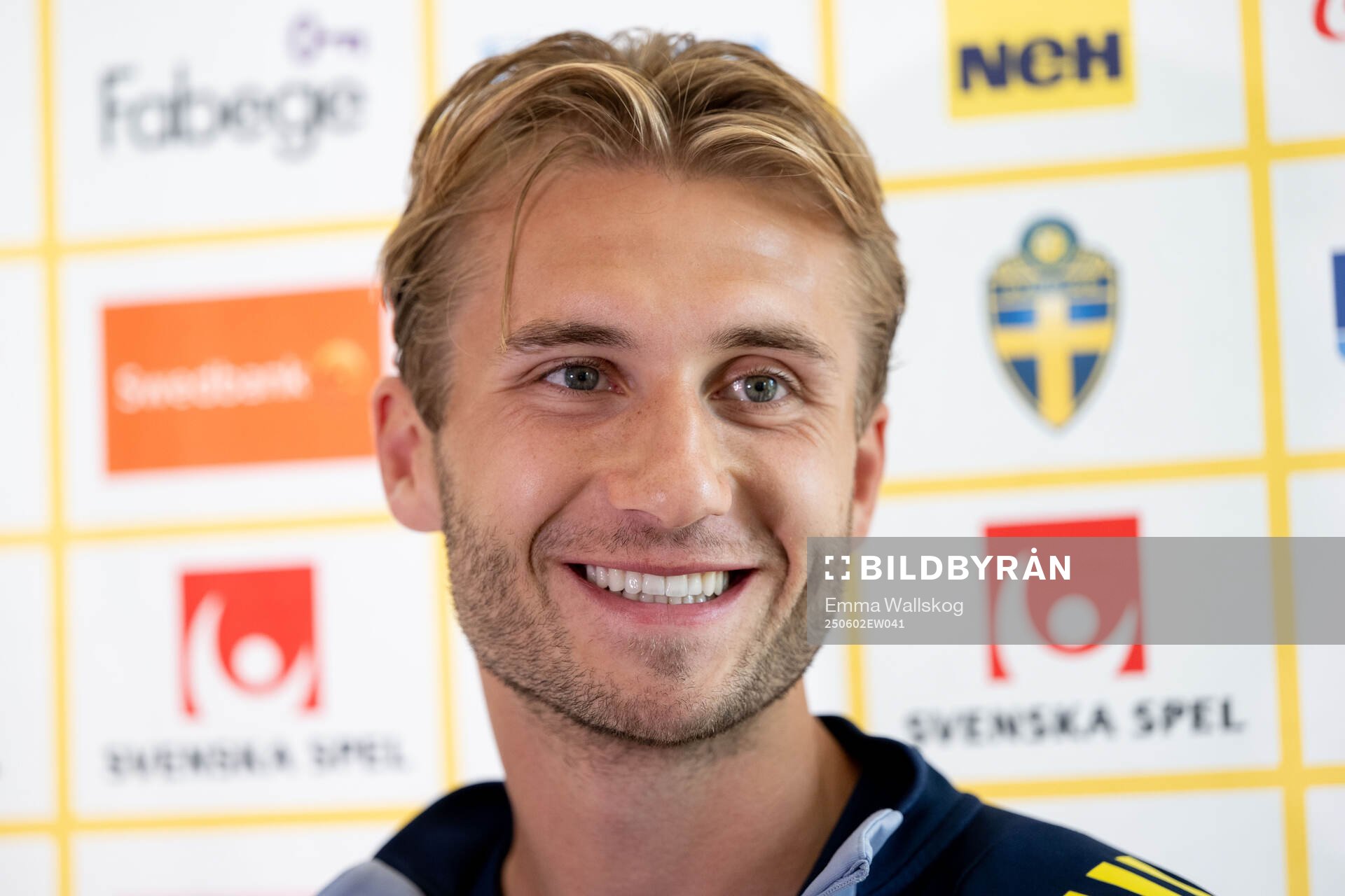Benjamin Nygren of the Swedish men's national football team