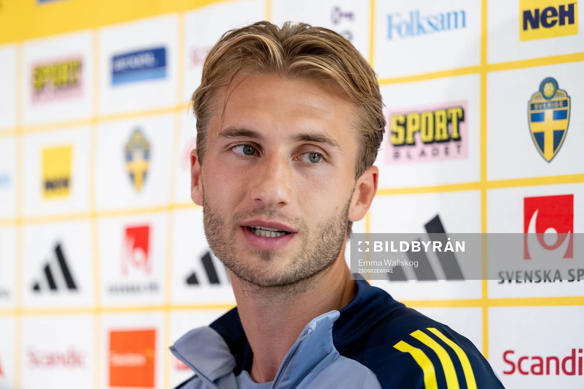 Benjamin Nygren of the Swedish men's national football team