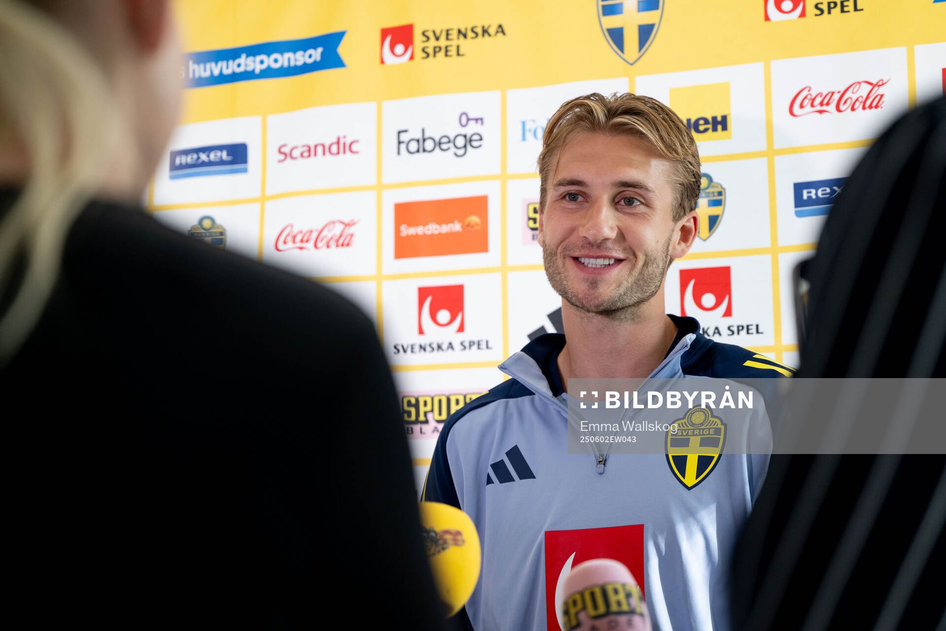 Benjamin Nygren of the Swedish men's national football team