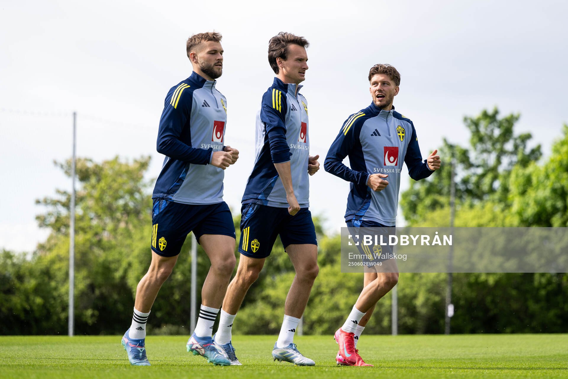 Jesper Karlström, Hjalmar Ekdal and Anton Salétros of the