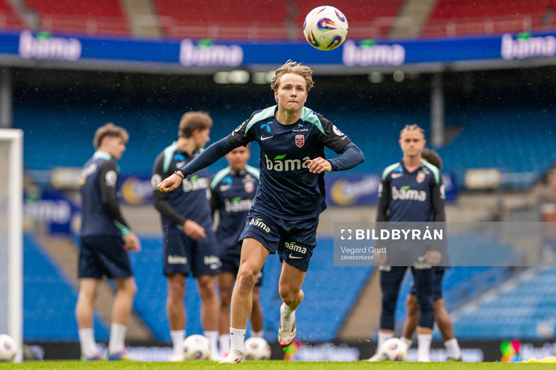 Andreas Schjelderup of the Norwegian national football team
