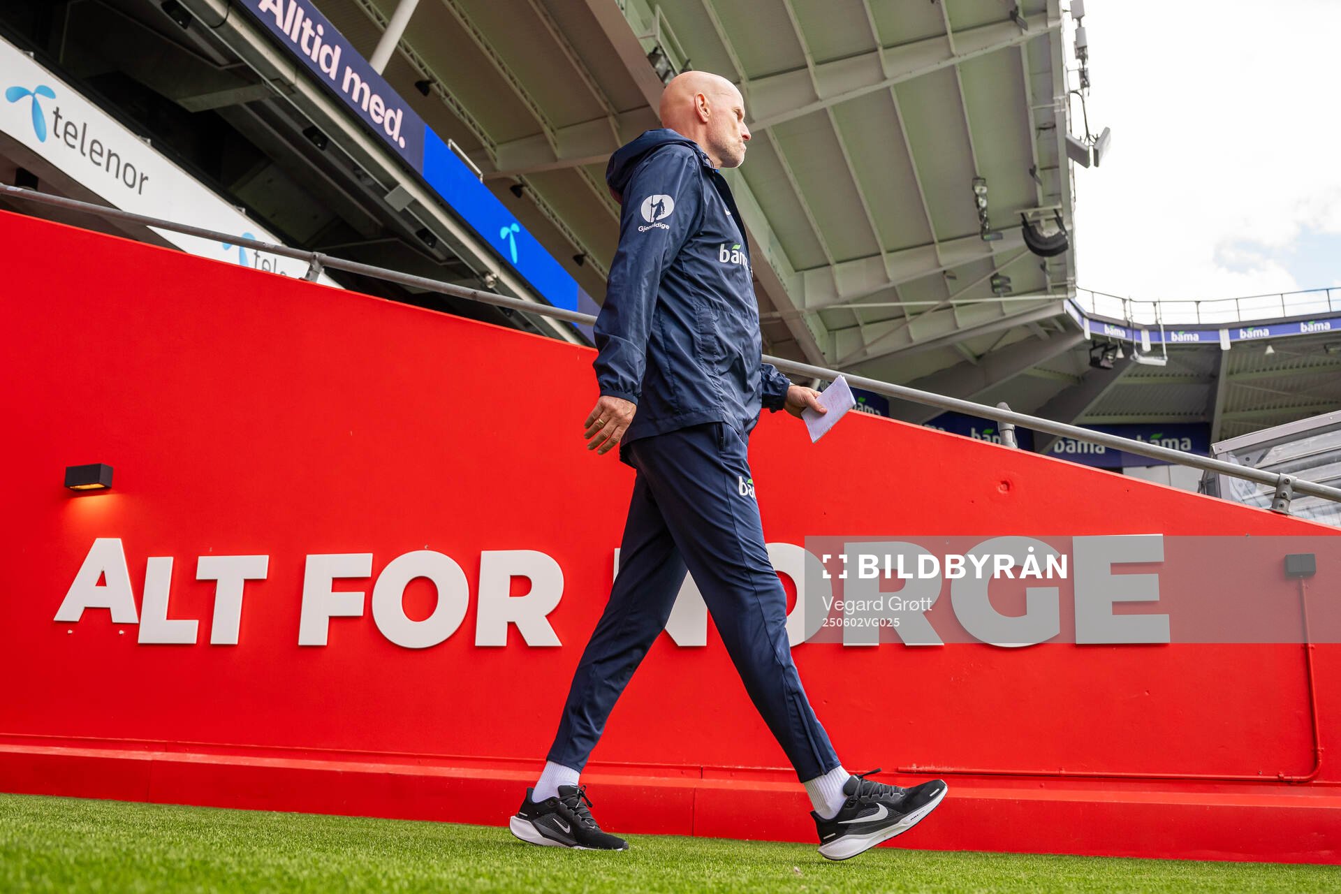 Ståle Solbakken, head coach of the Norwegian national