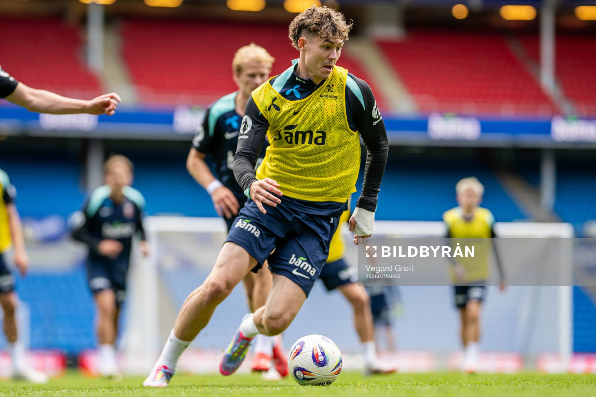 Jørgen Strand Larsen of the Norwegian national football
