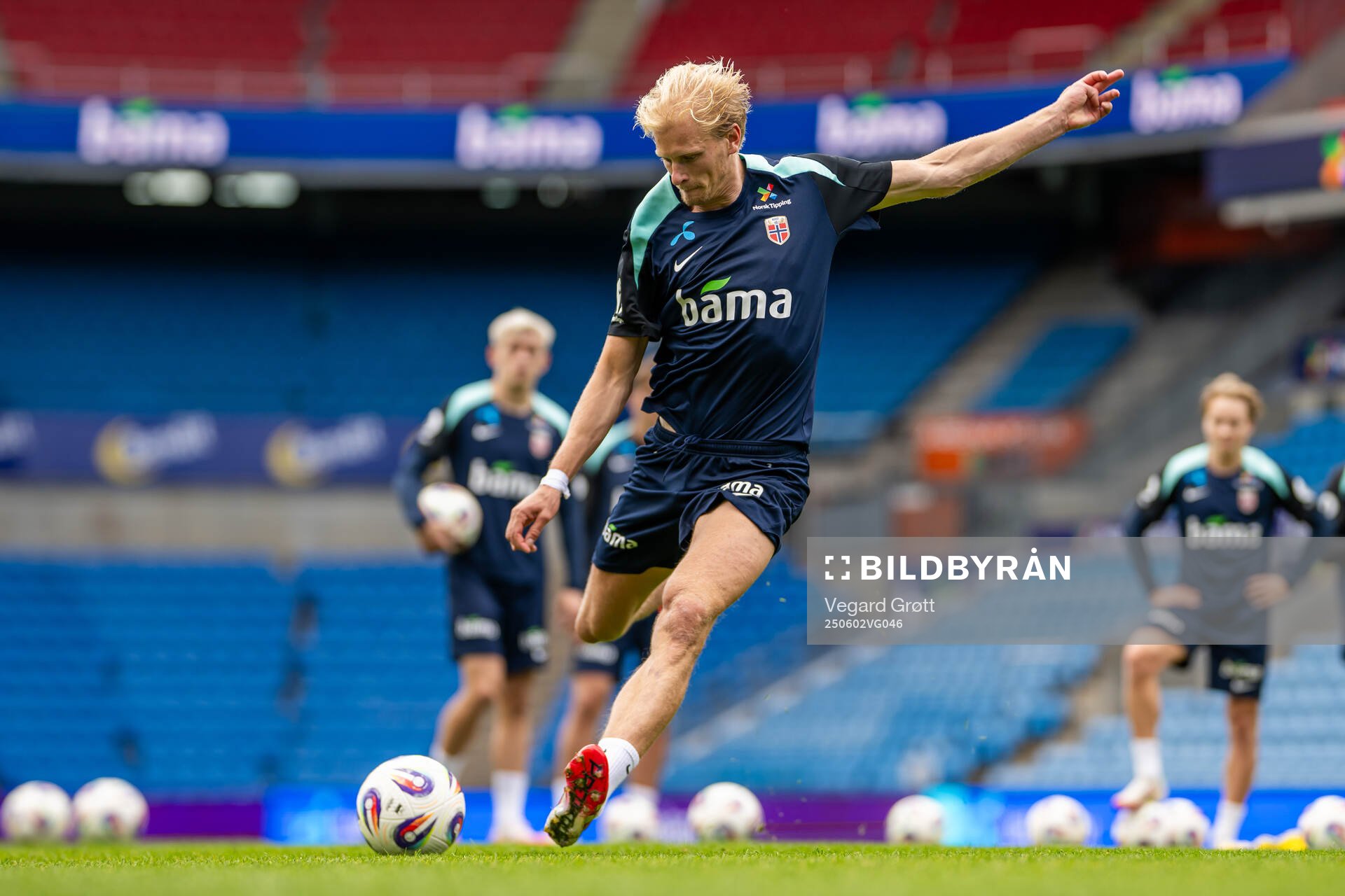 Morten Thorsby of the Norwegian national football team
