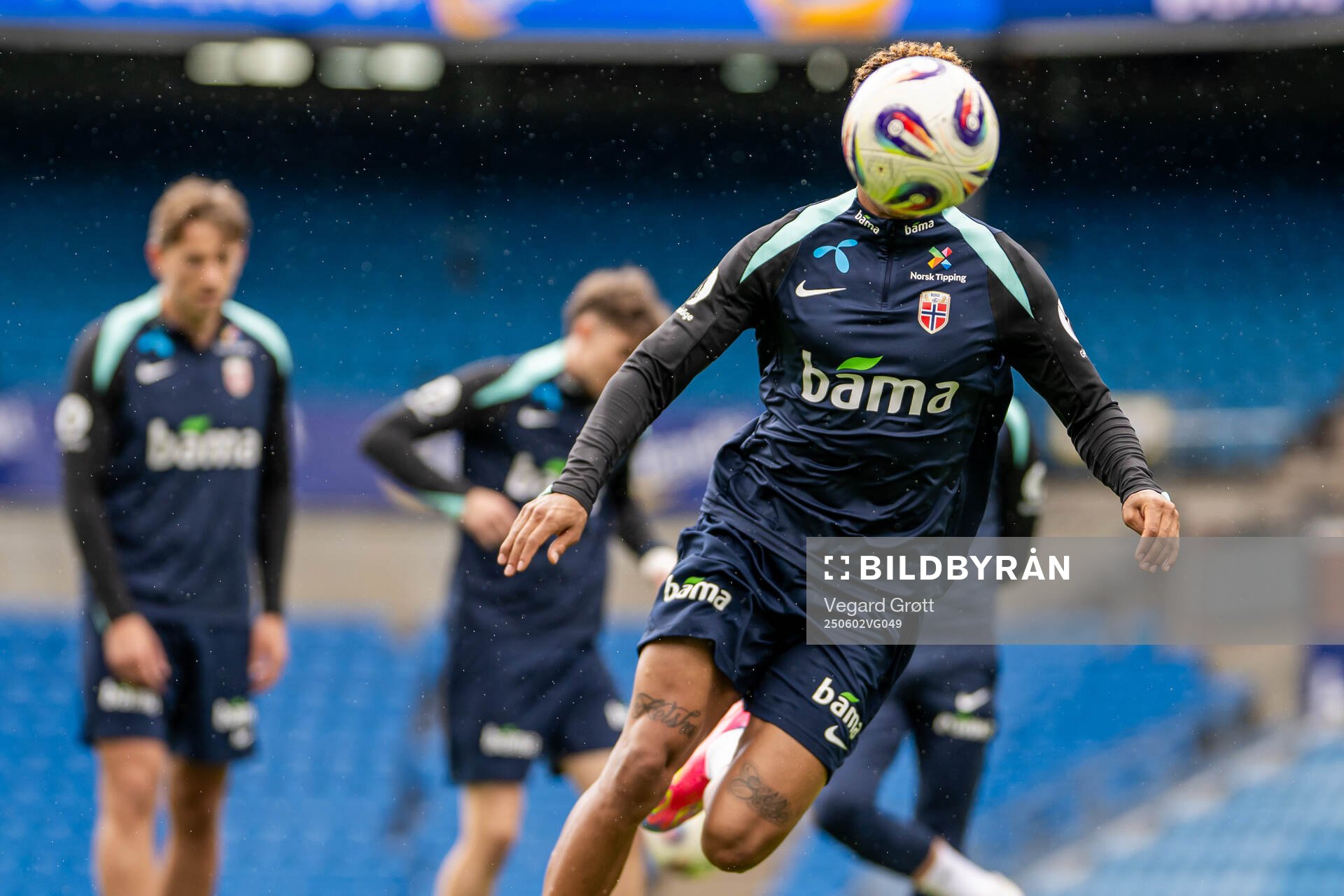 Antonio Nusa of the Norwegian national football team