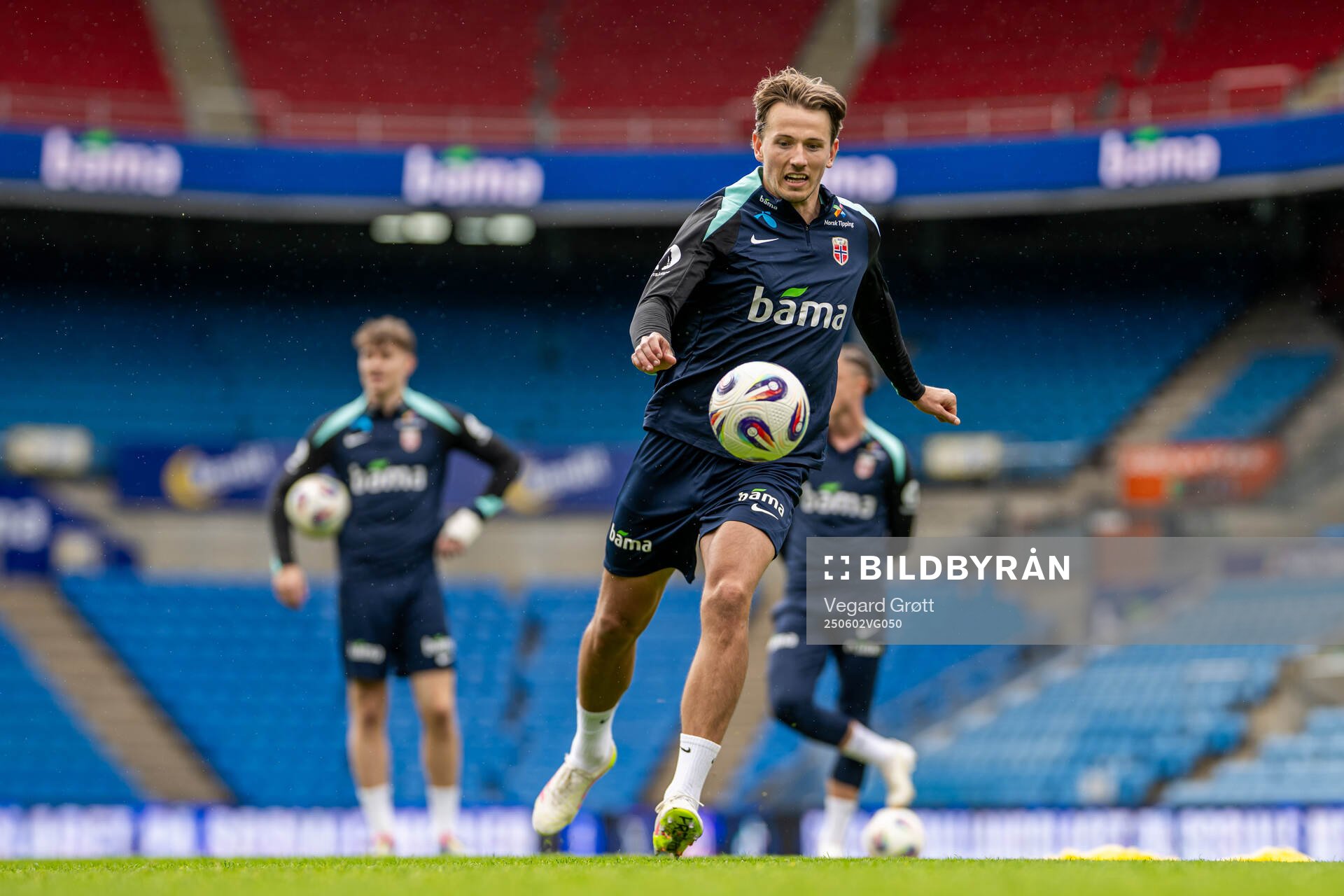 Sander Berge of the Norwegian national football team
