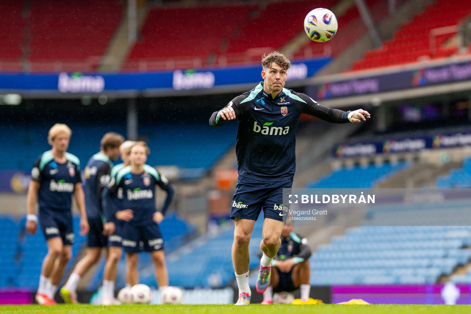 Jørgen Strand Larsen of the Norwegian national football