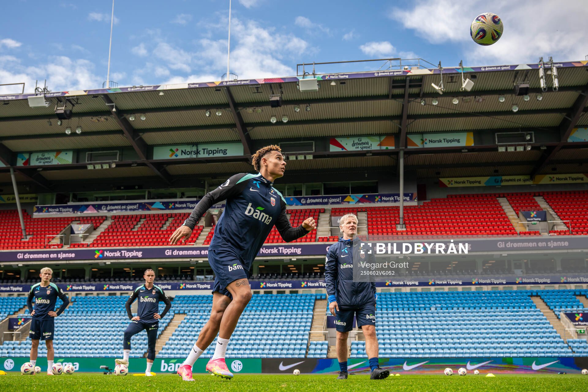 Antonio Nusa of the Norwegian national football team