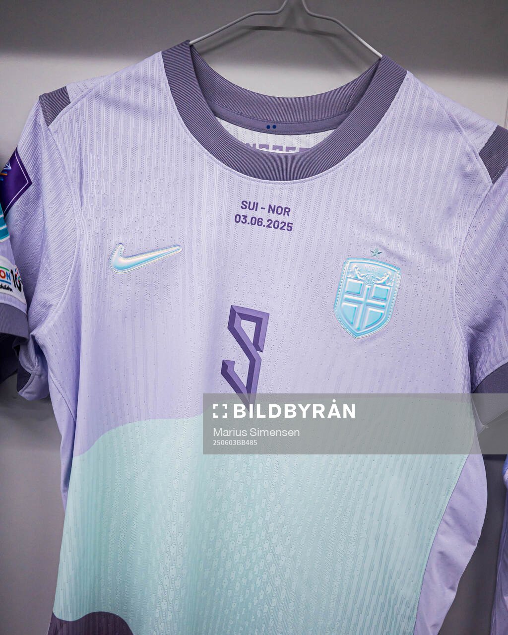 Shirt of Karina Sævik of Norway