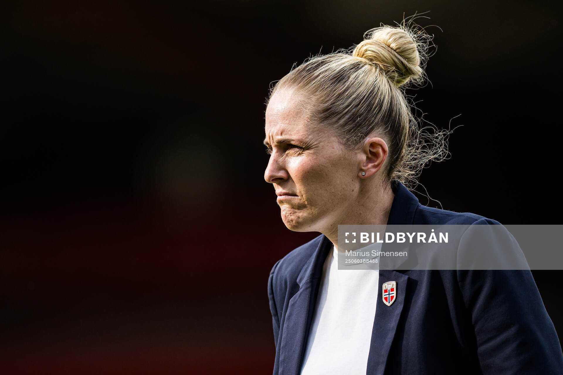 Head coach Gemma Grainger of Norway