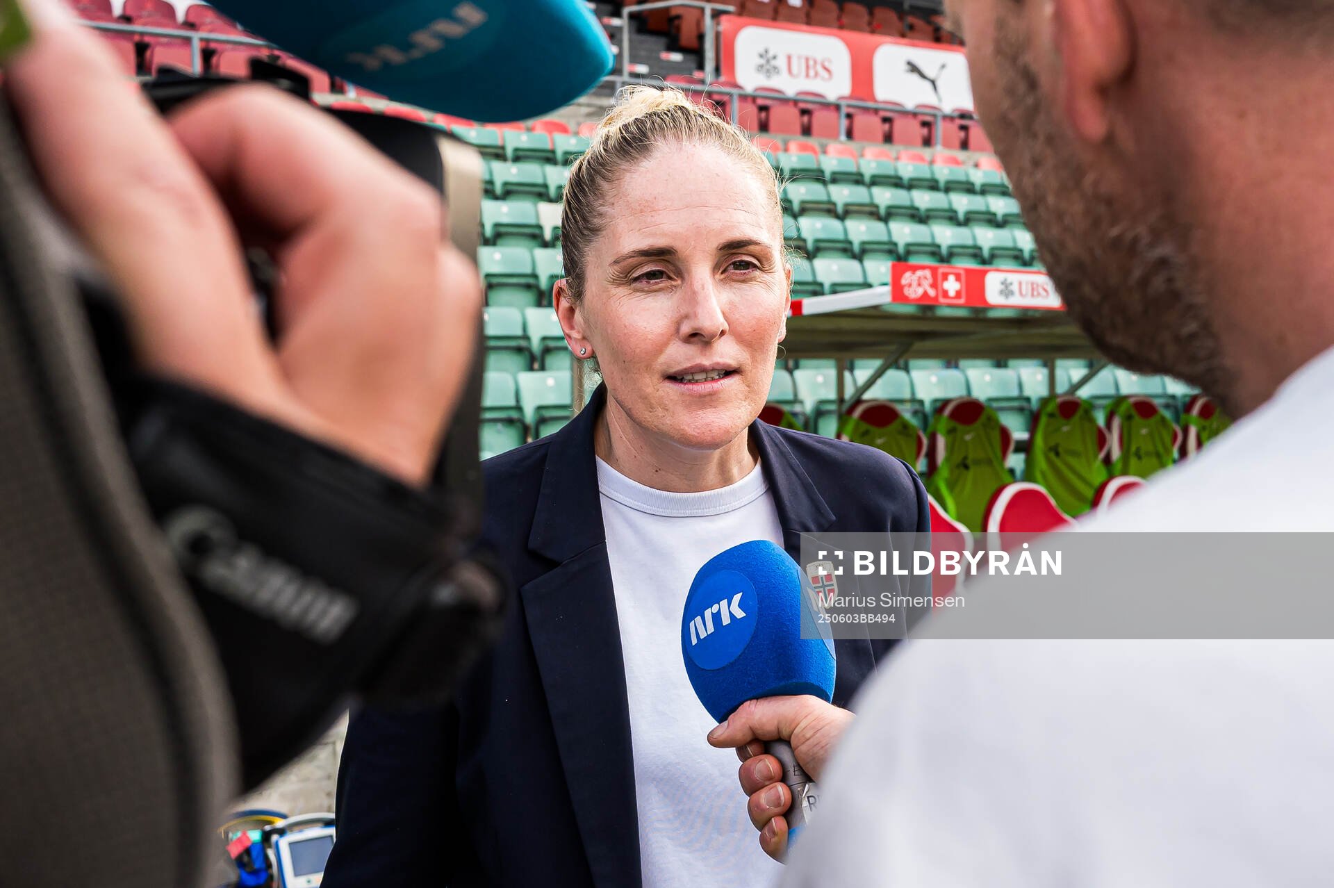 Head coach Gemma Grainger of Norway