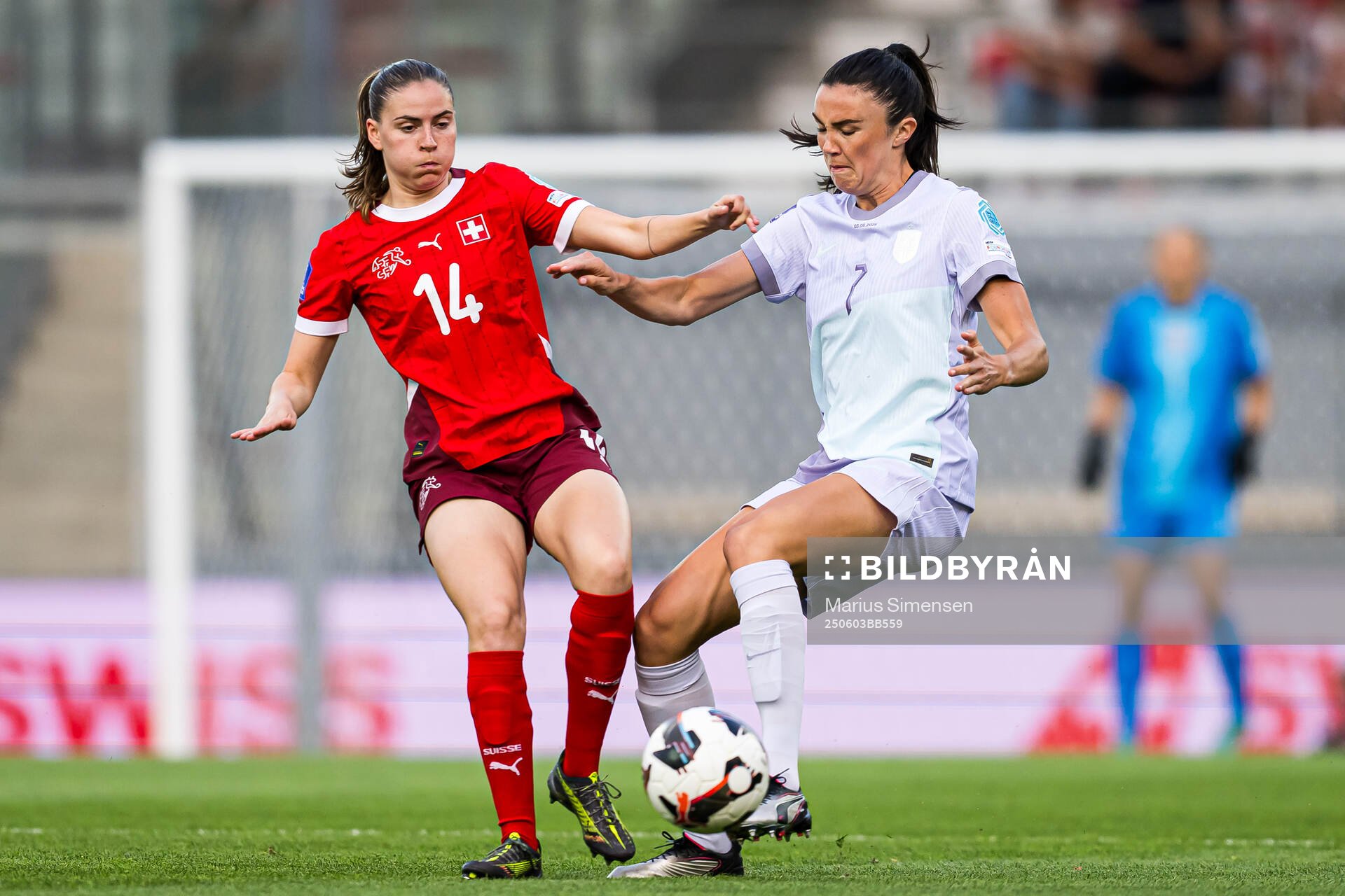 Smilla Vallotto of Switzerland and Ingrid Syrstad Engen of