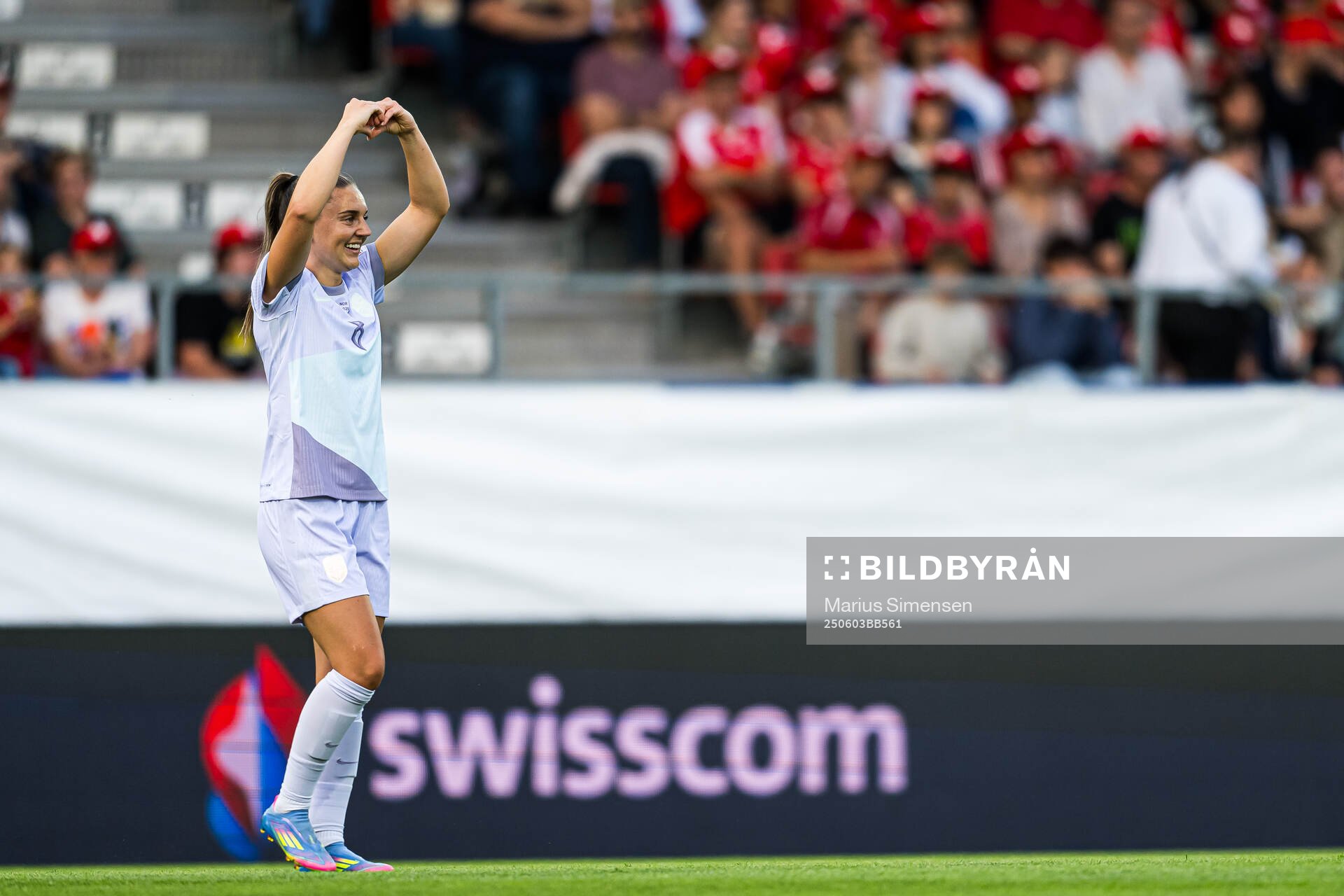 Vilde Bøe Risa of Norway celebrates