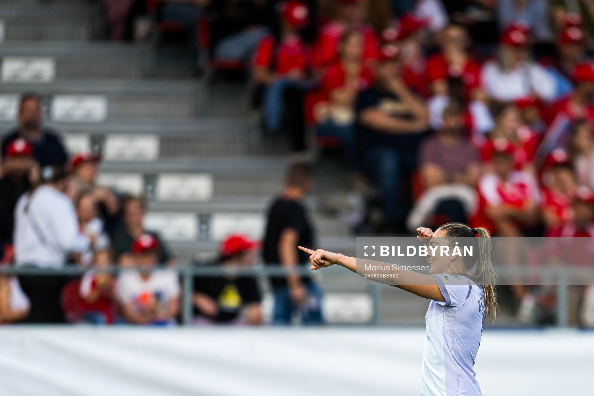 Vilde Bøe Risa of Norway celebrates