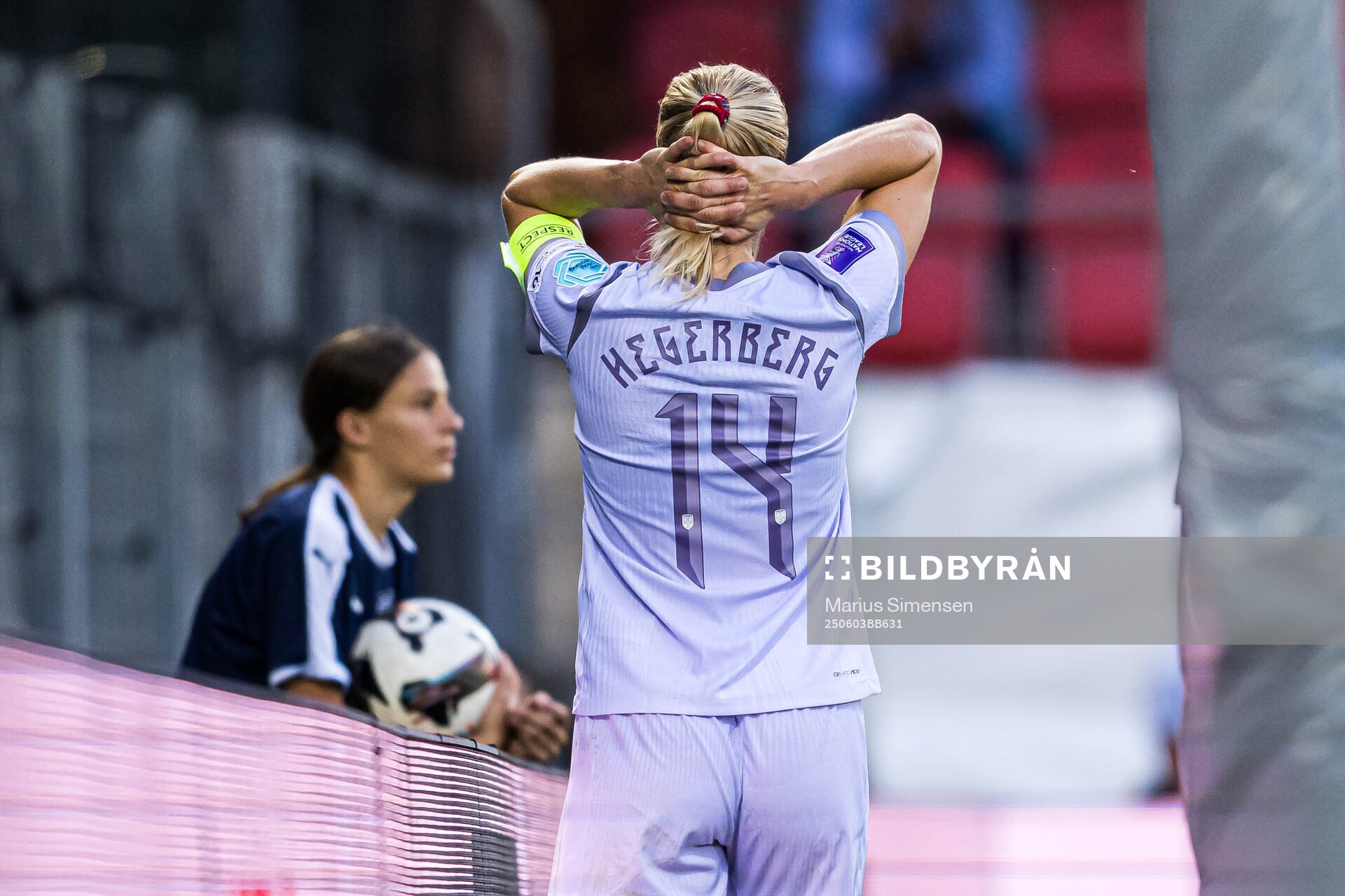 Ada Hegerberg of Norway looks dejected