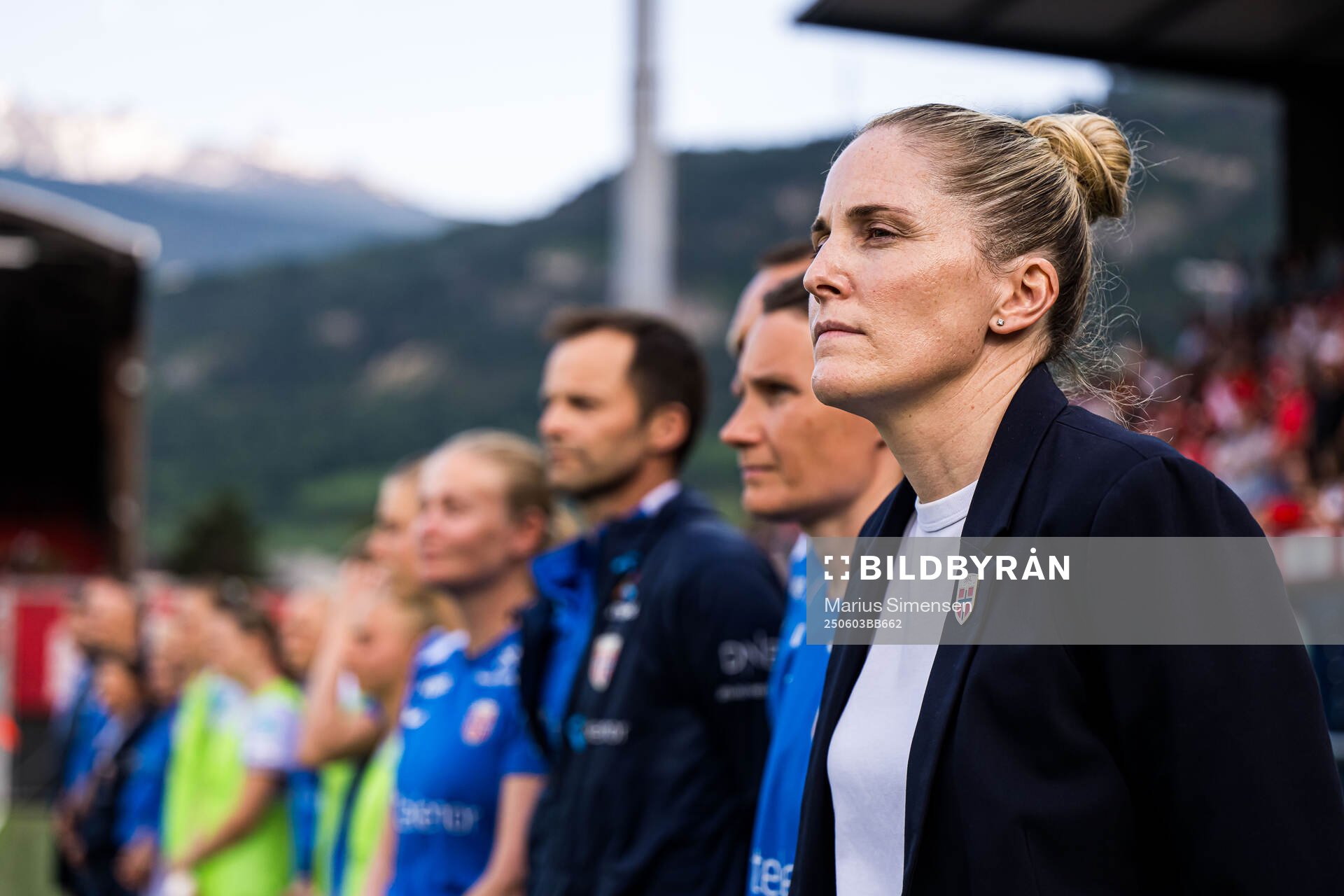Head coach Gemma Grainger of Norway