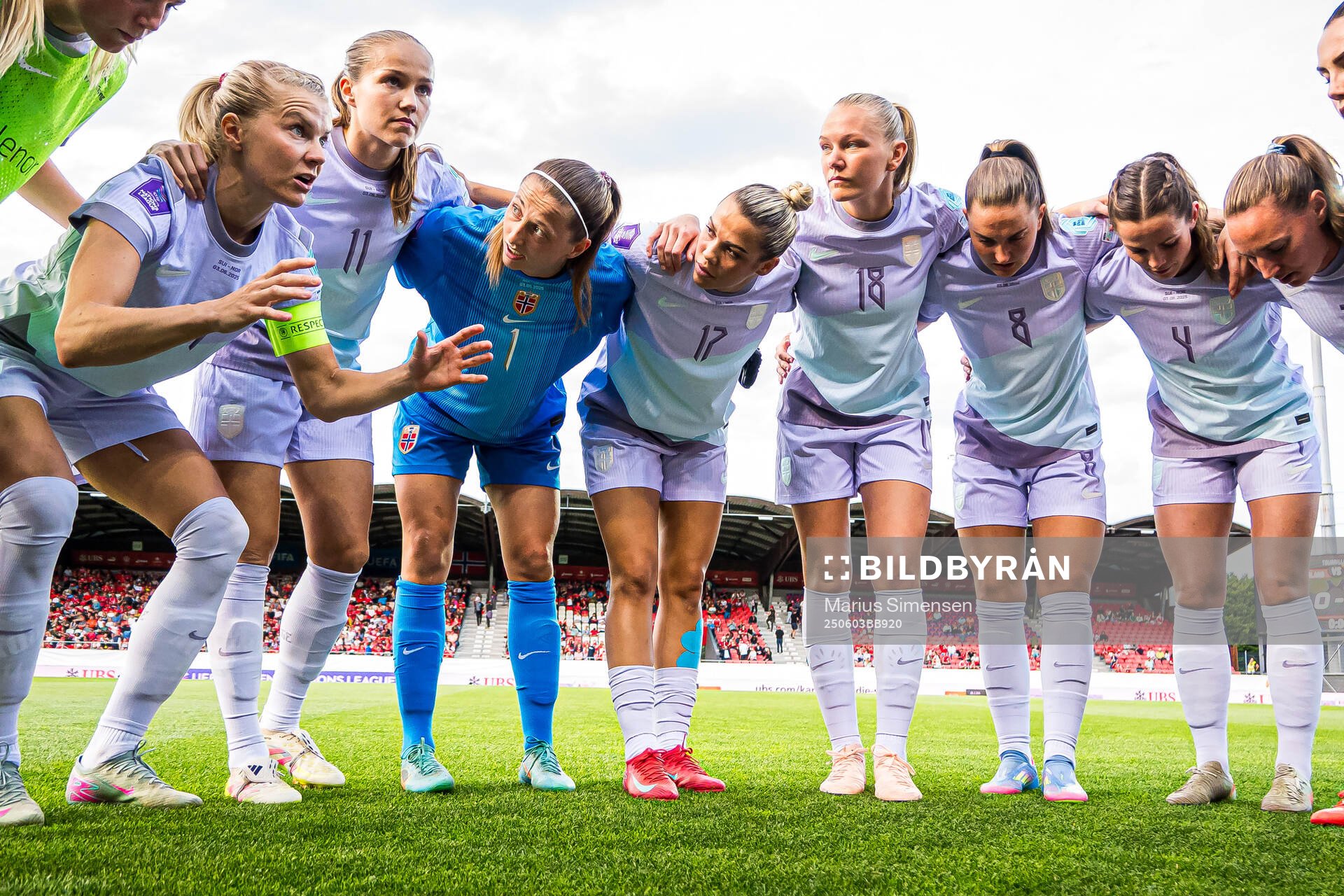 Ada Hegerberg, Guro Reiten, goalkeeper Cecilie