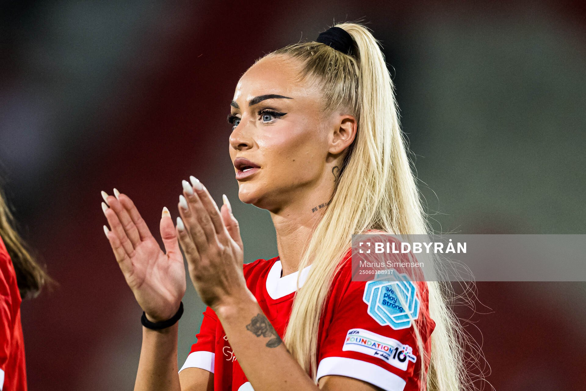 Alisha Lehmann of Switzerland