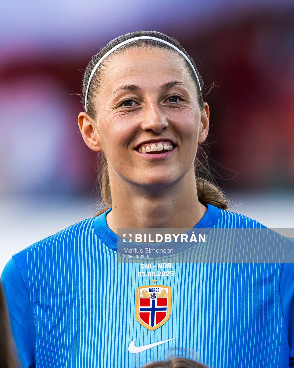 Goalkeeper Cecilie Fiskerstrand of Norway