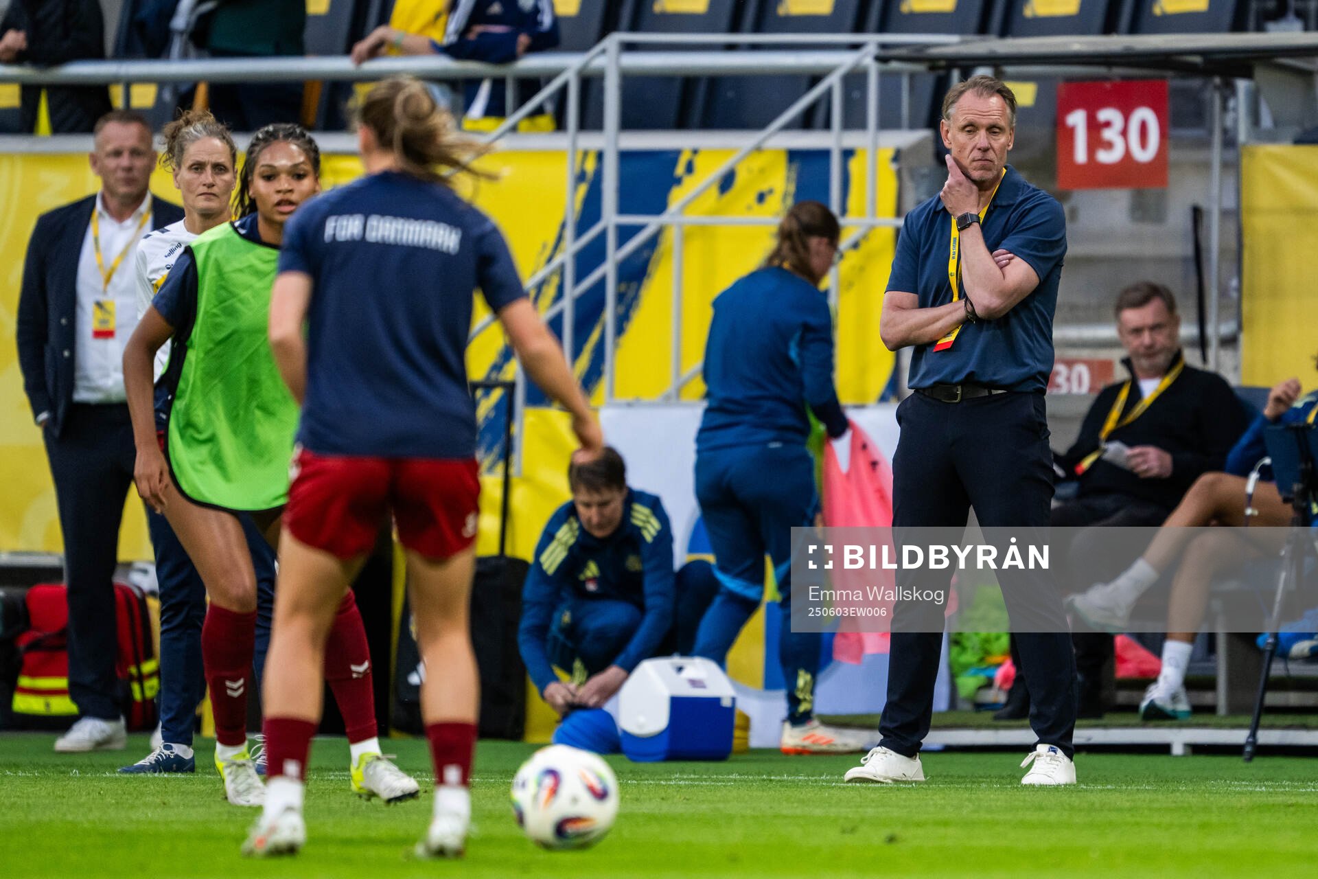 Head coach Andreé Jeglertz of Denmark