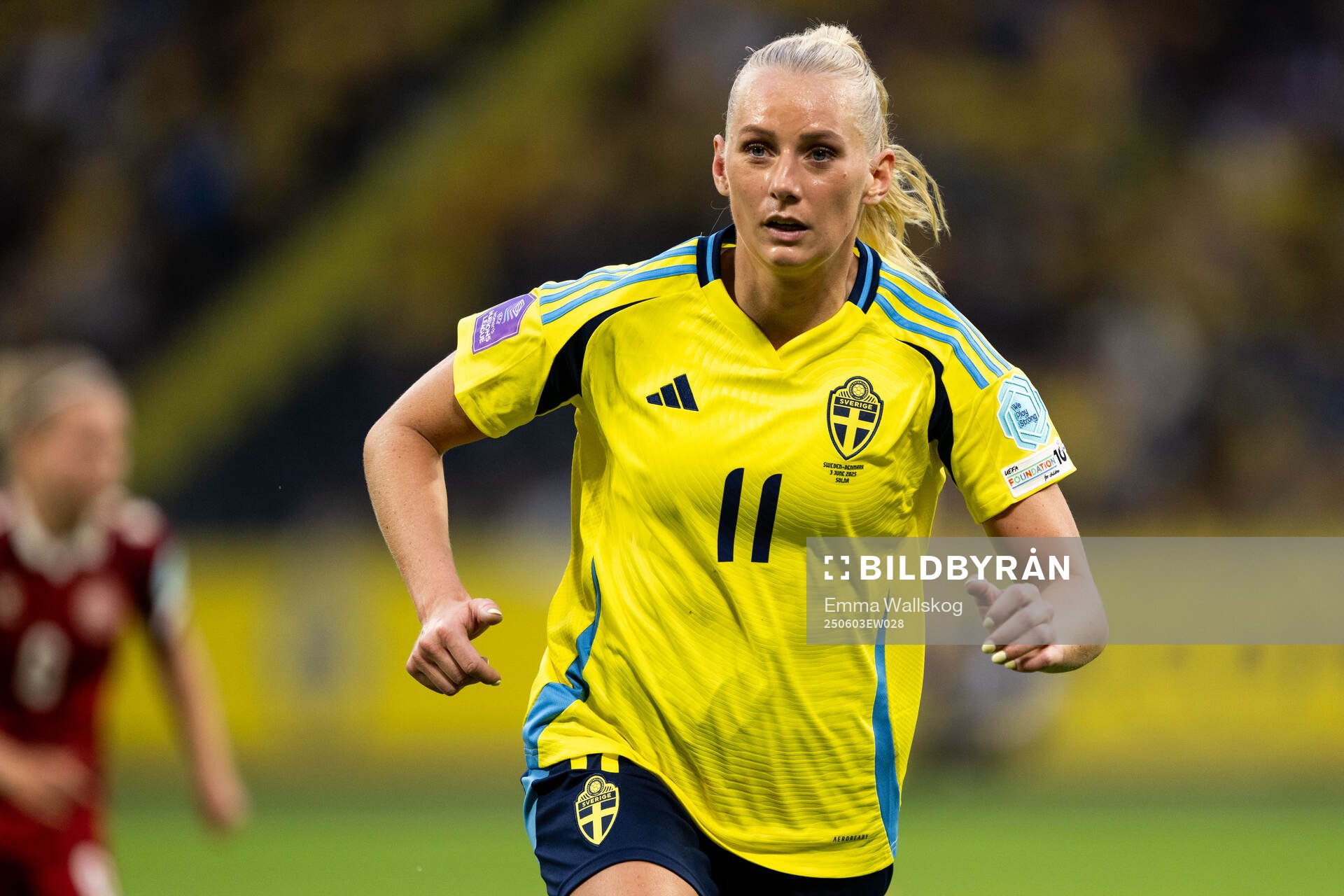 Stina Blackstenius of Sweden