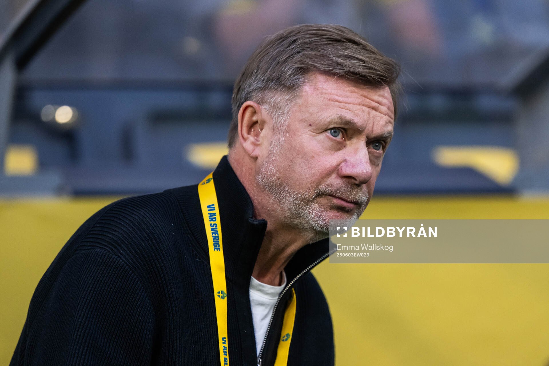 Head coach Peter Gerhardsson of Sweden