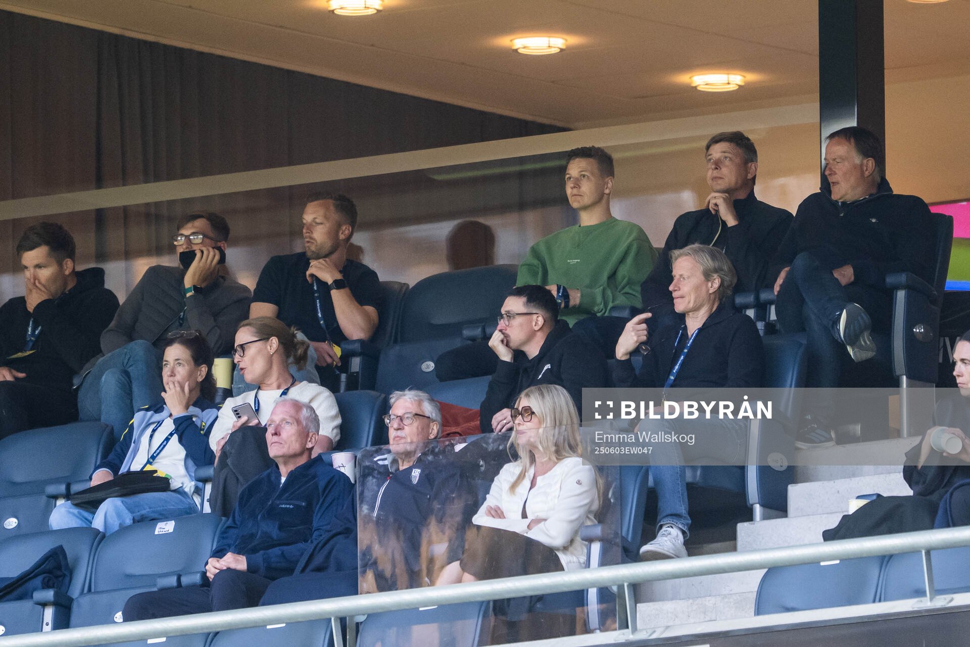 Assistant coach Sebastian Larsson, goalkeeper coach Maths