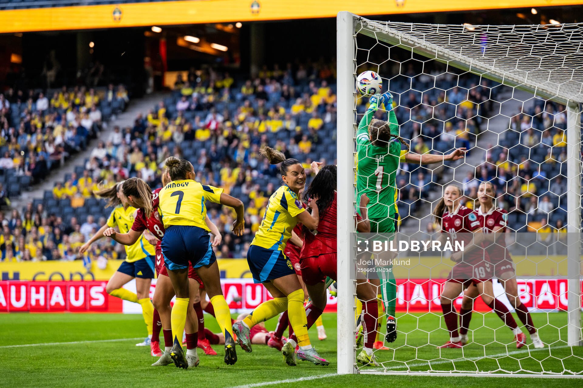 Madelen Janogy and Johanna Rytting Kaneryd of Sweden with