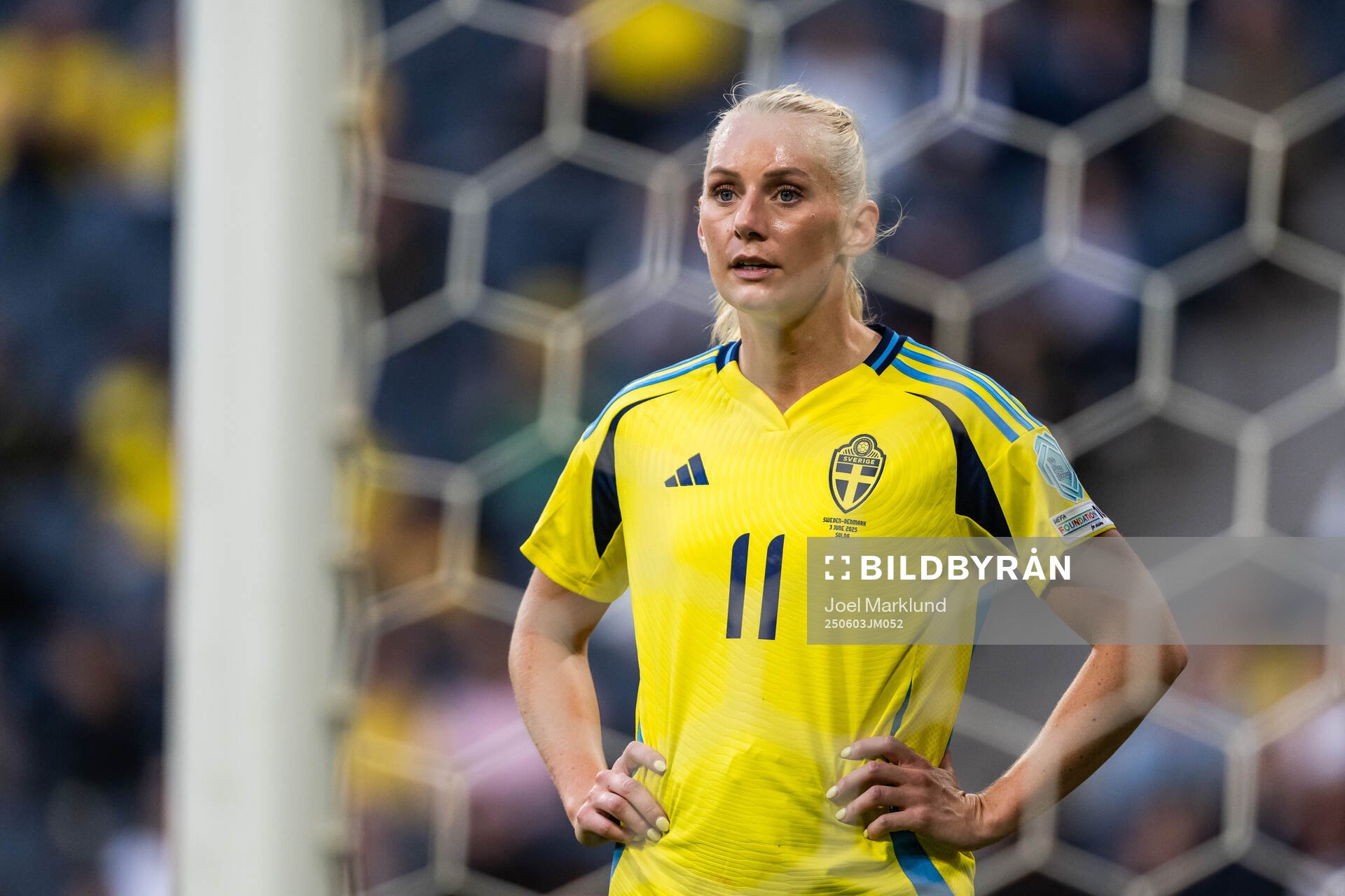 Stina Blackstenius of Sweden