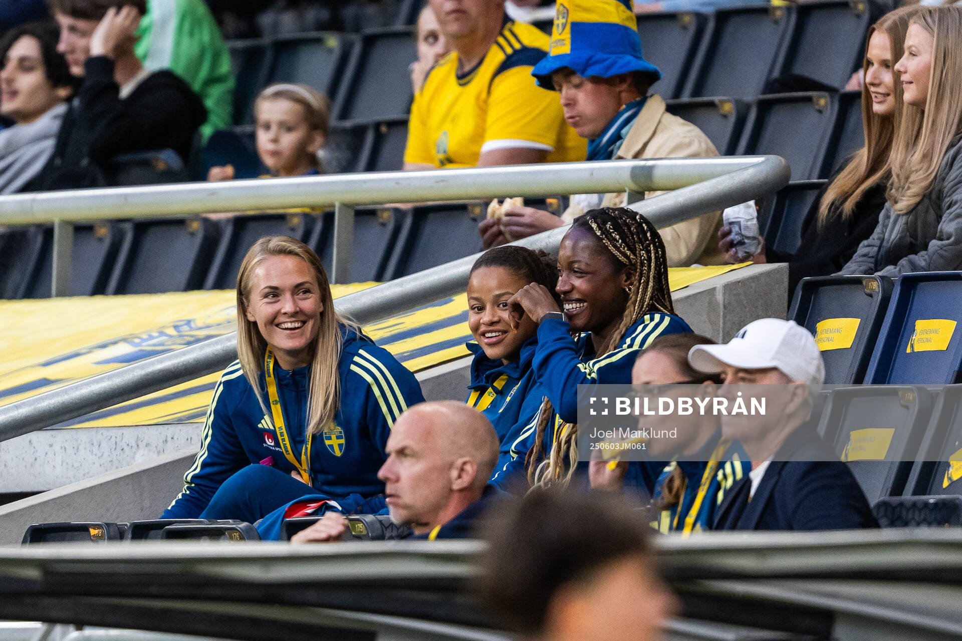 Magdalena Andersson, Felicia Schröder, Evelyn Ijeh and